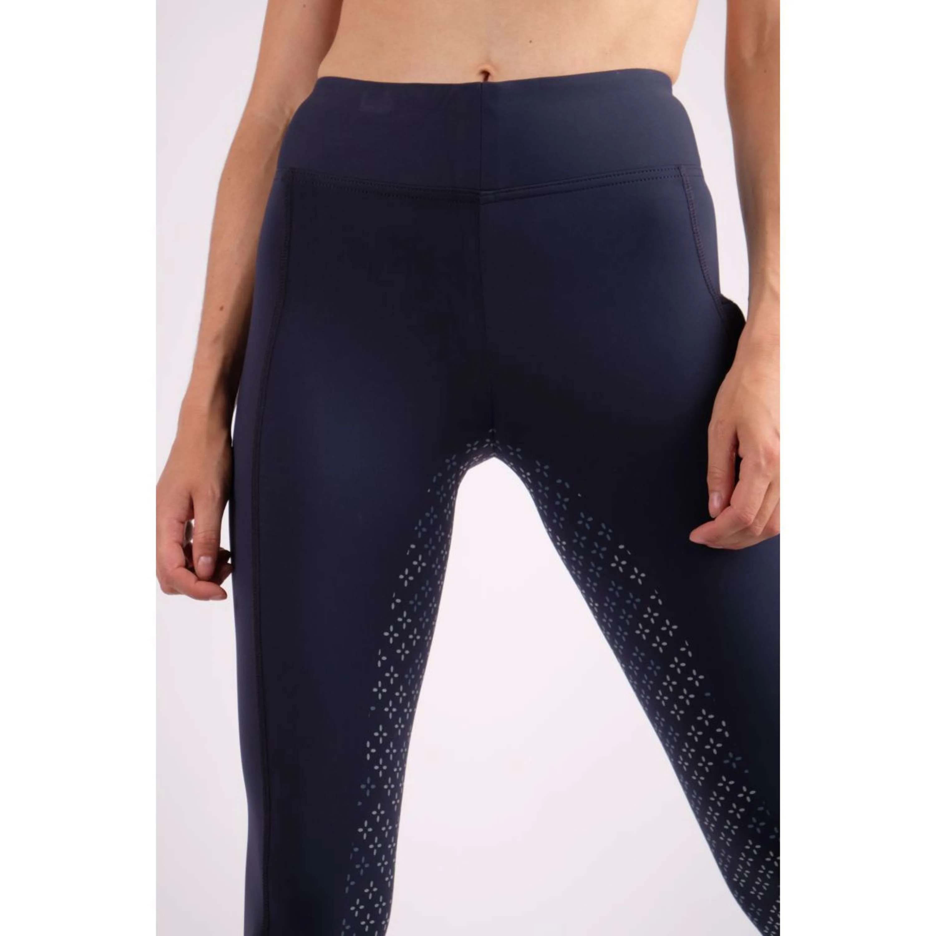 Montar Leggings da Equitazione Selena Pull On FullGrip Navy - Image 10