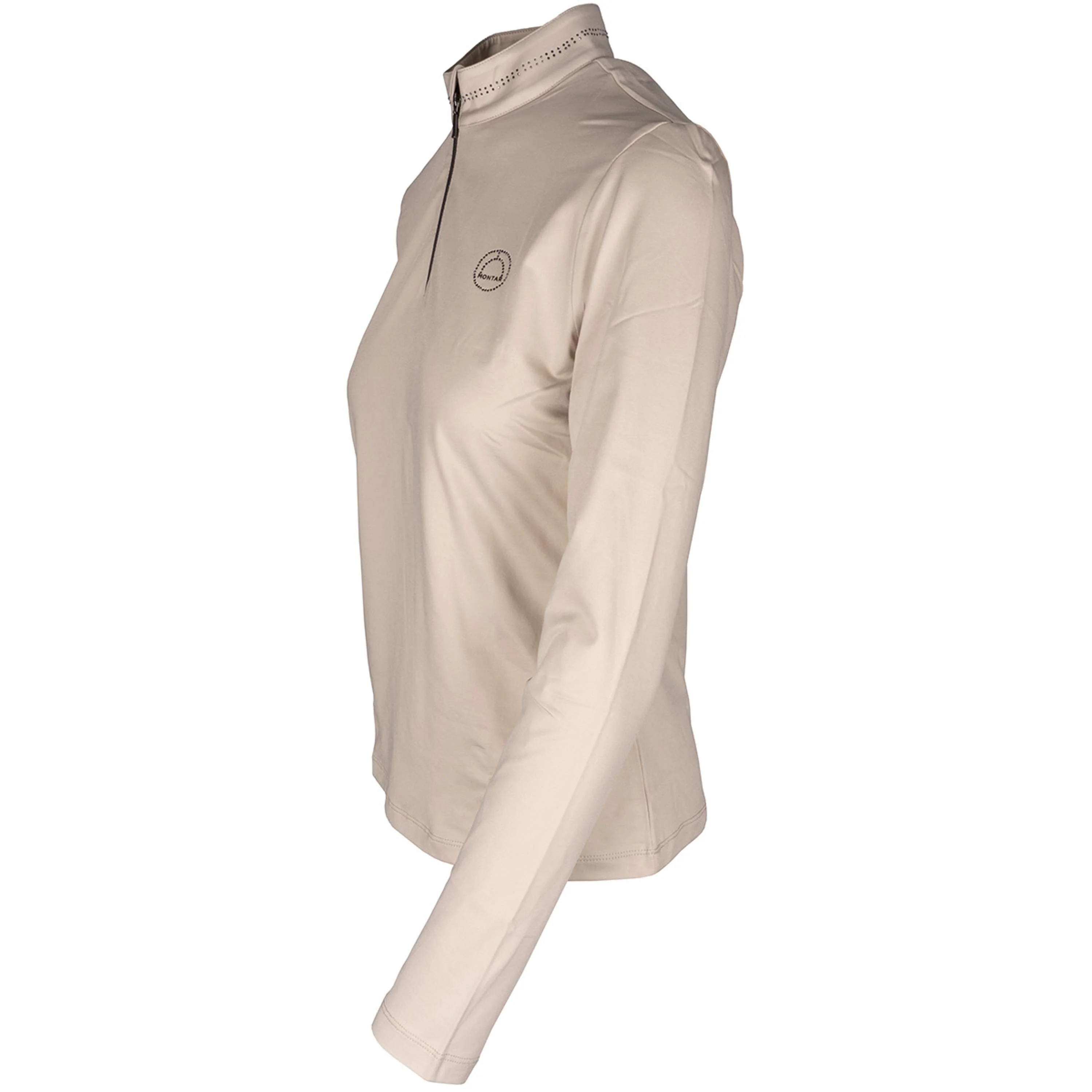 Montar Maglia a Maniche Lunghe MoEllinor Grey Beige - Image 2