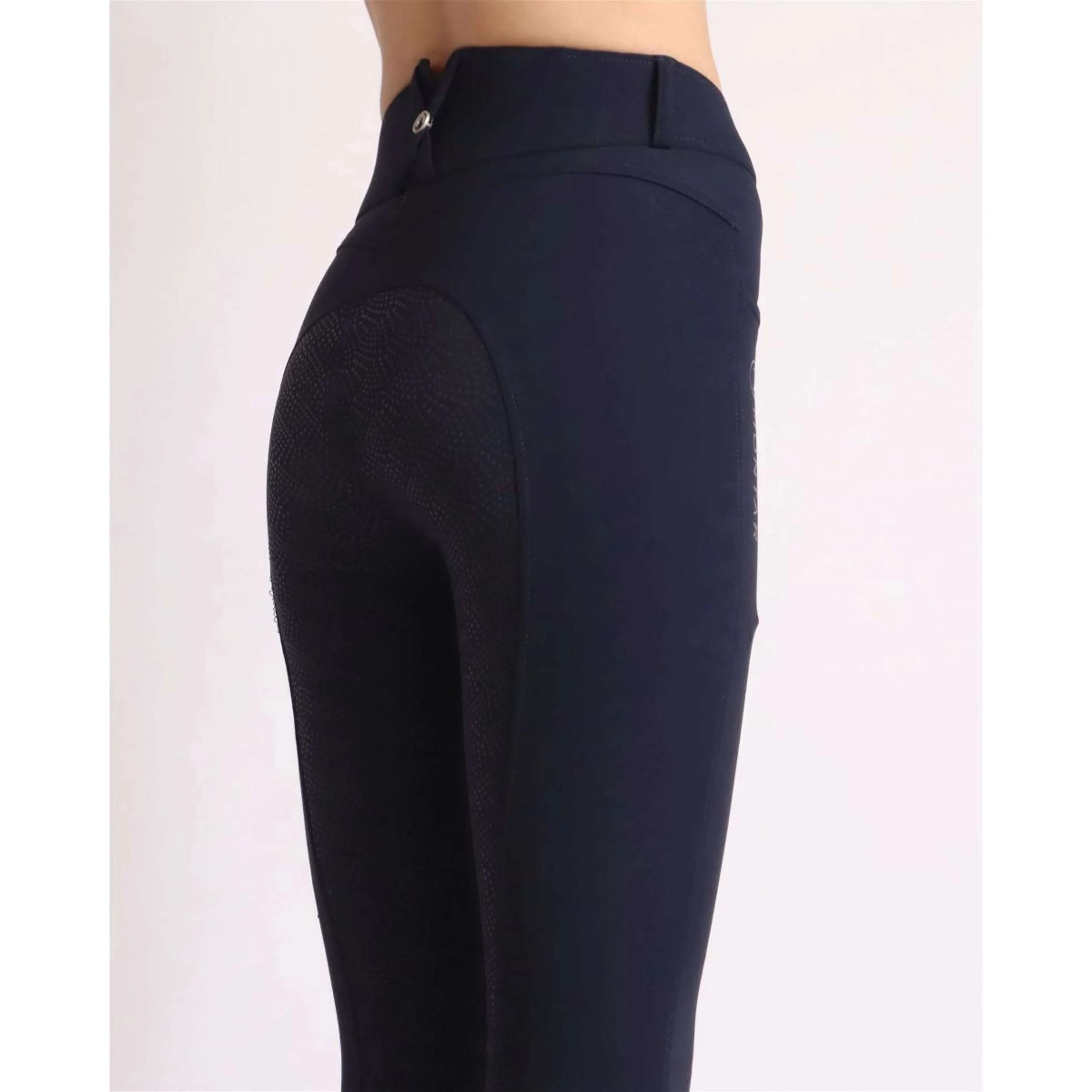 Montar Pantaloni da Equitazione Ess Megan High Waist Full Grip Dark Navy - Image 2