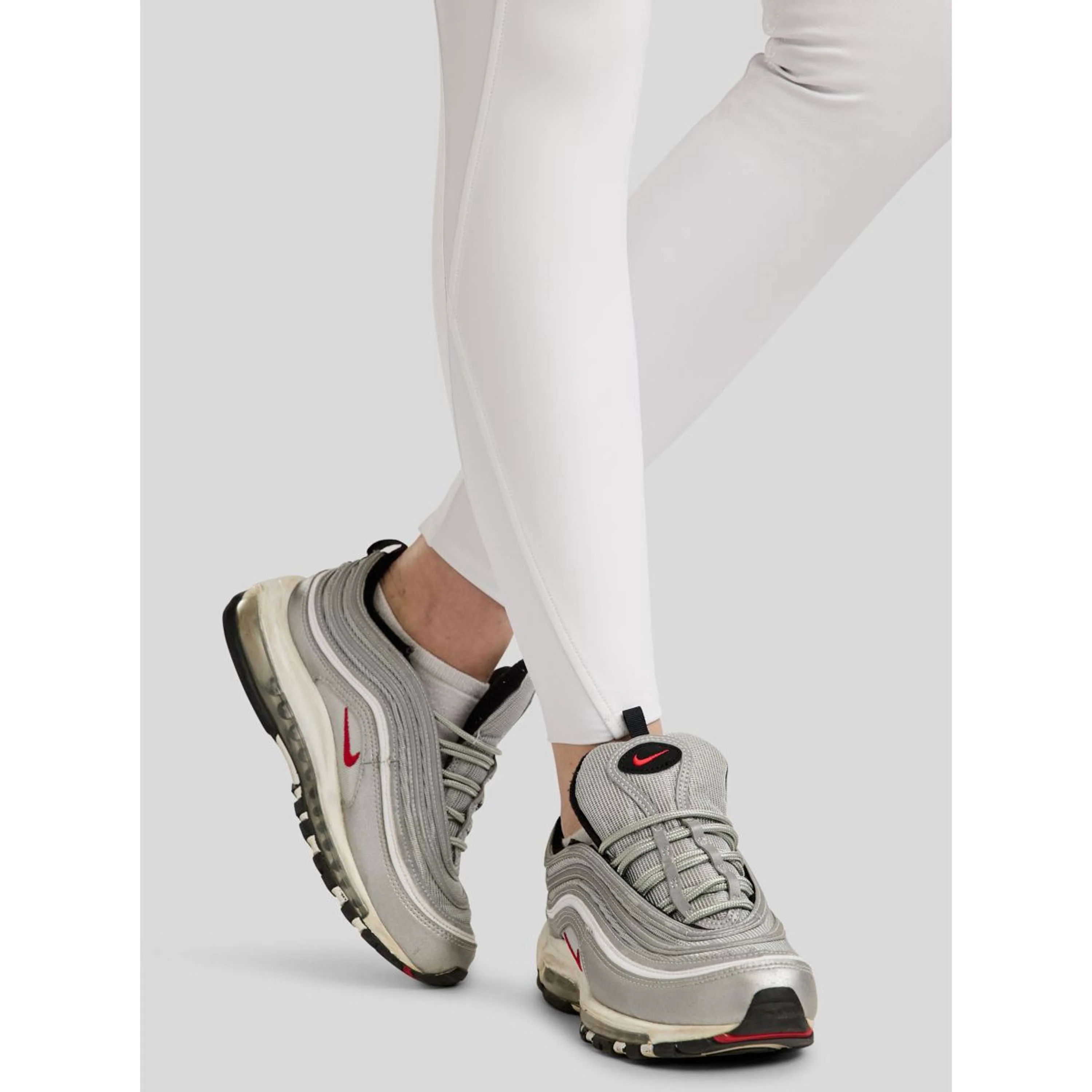 Montar Pantaloni da Equitazione MoEmilia Full Grip Bianco - Image 6