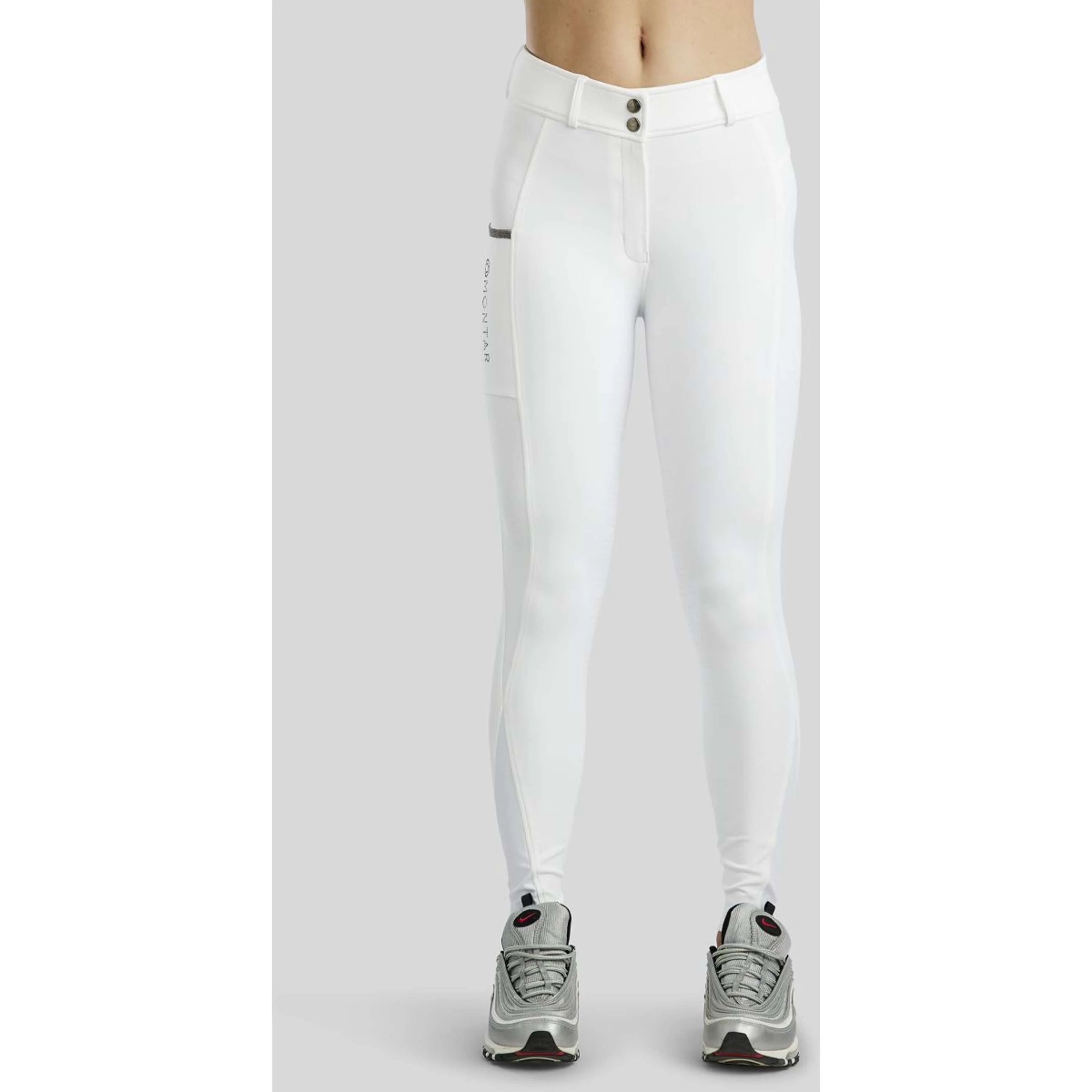 Montar Calzoni MoGloria Full Grip Bianco