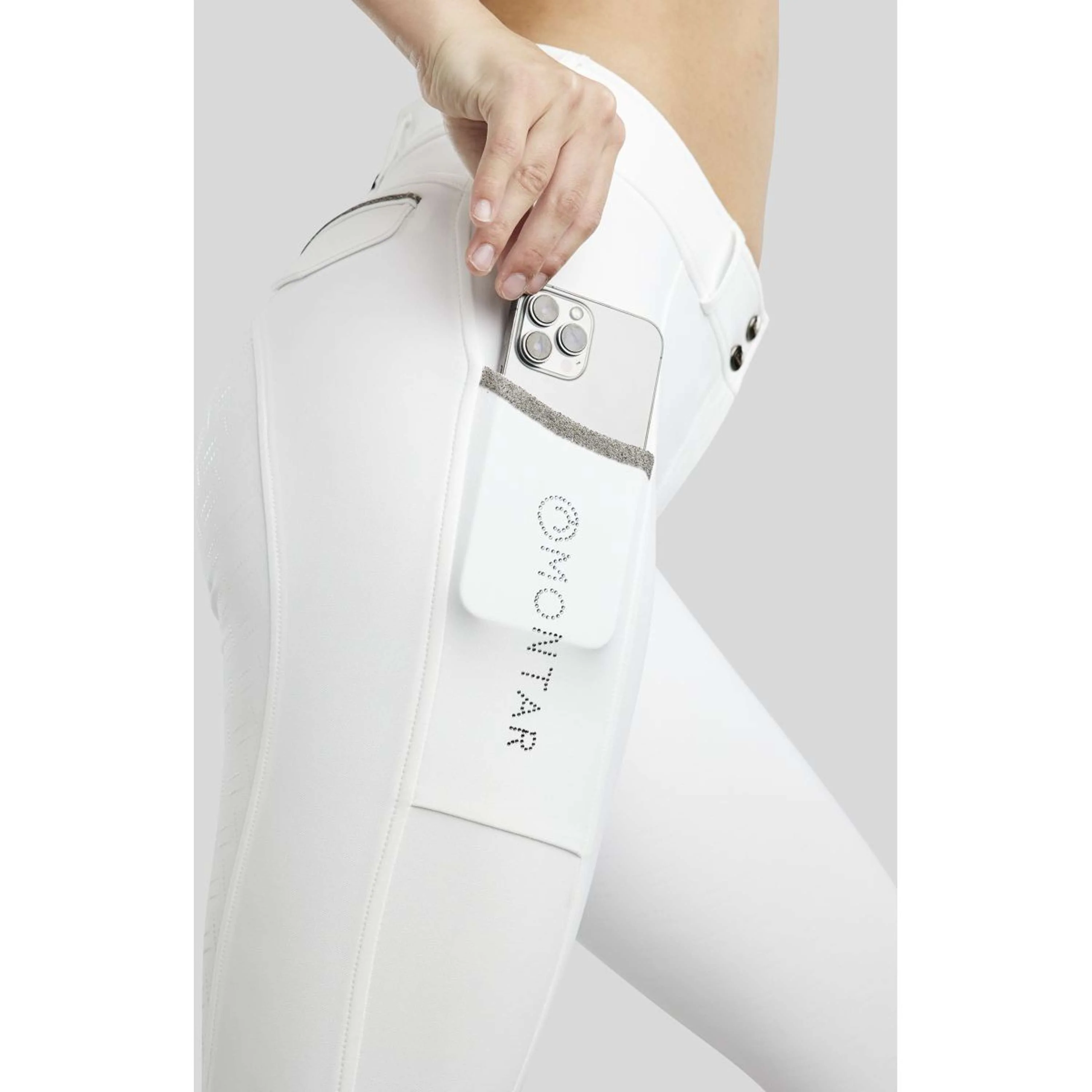 Montar Calzoni MoGloria Full Grip Bianco - Image 4