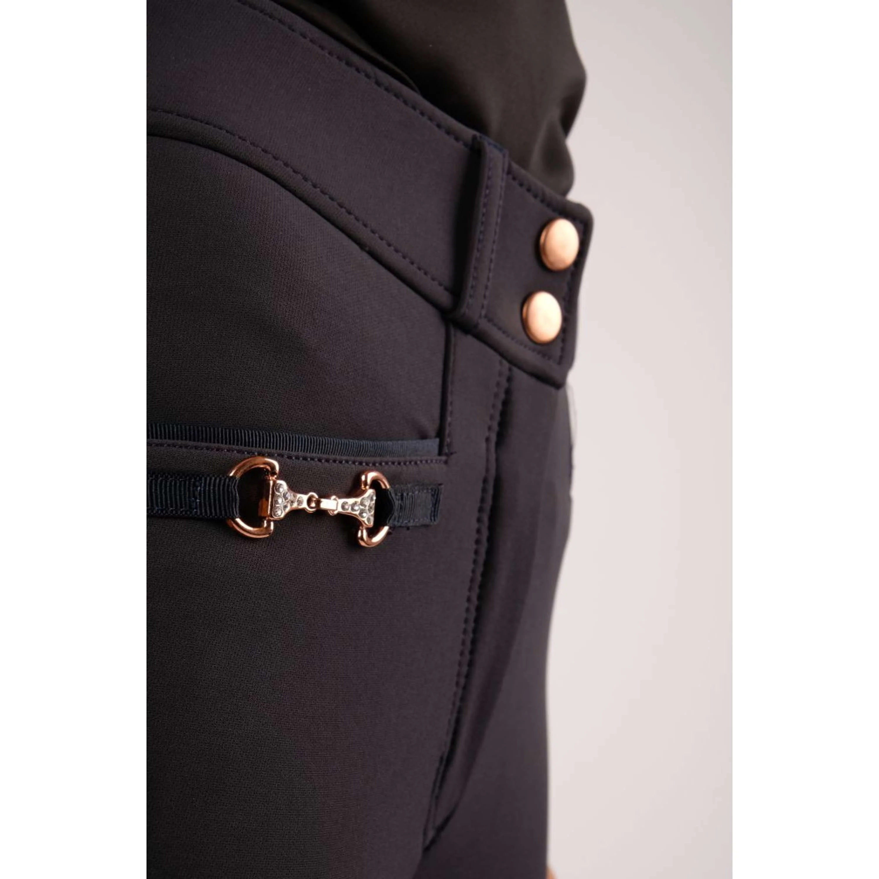 Montar Calzoni Molly Rosegold Highwaist FullGrip Navy - Image 5