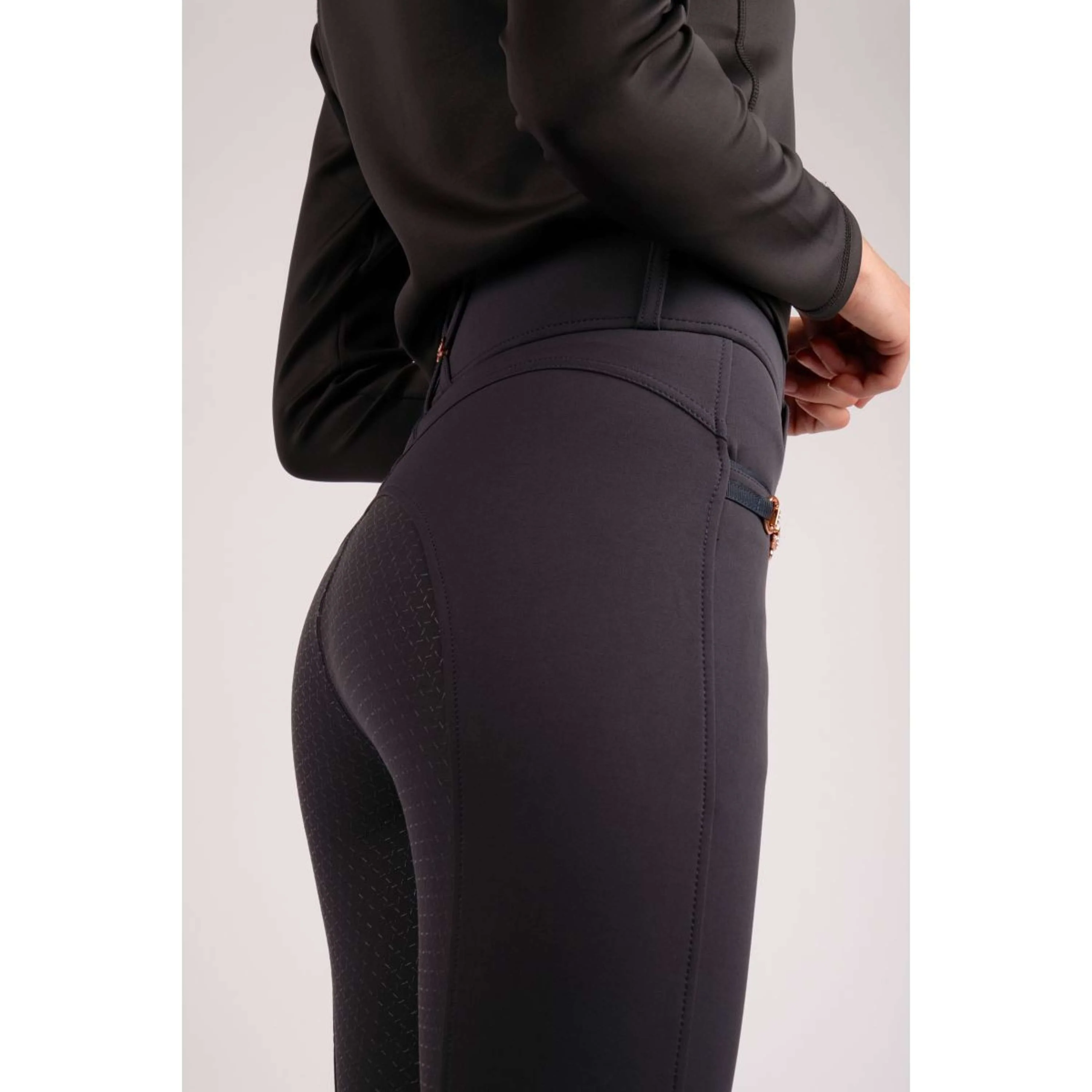 Montar Calzoni Molly Rosegold Highwaist FullGrip Navy - Image 8