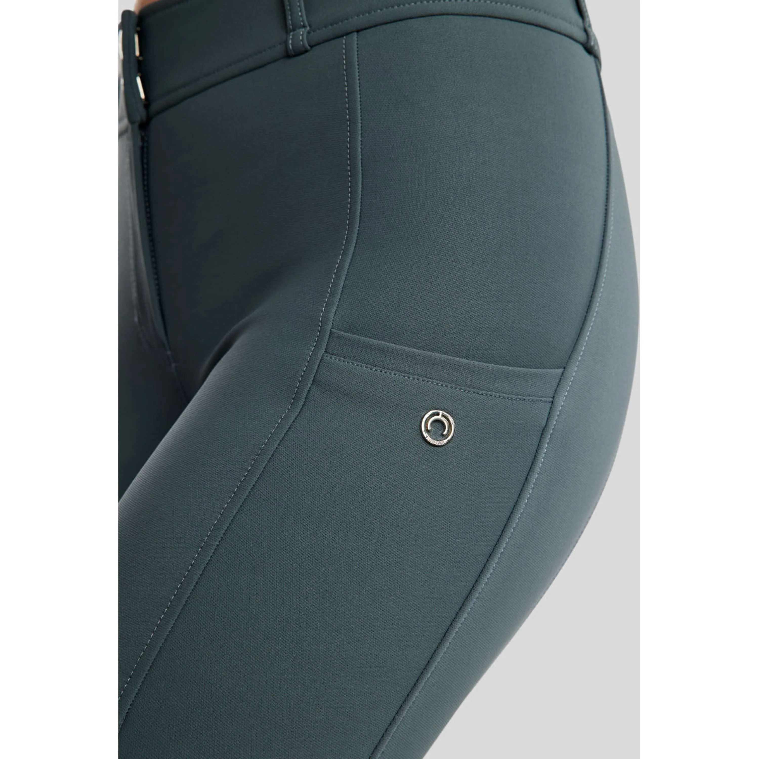Montar Pantaloni da Equitazione MoPhilipa Full Grip Dark Slate - Image 5