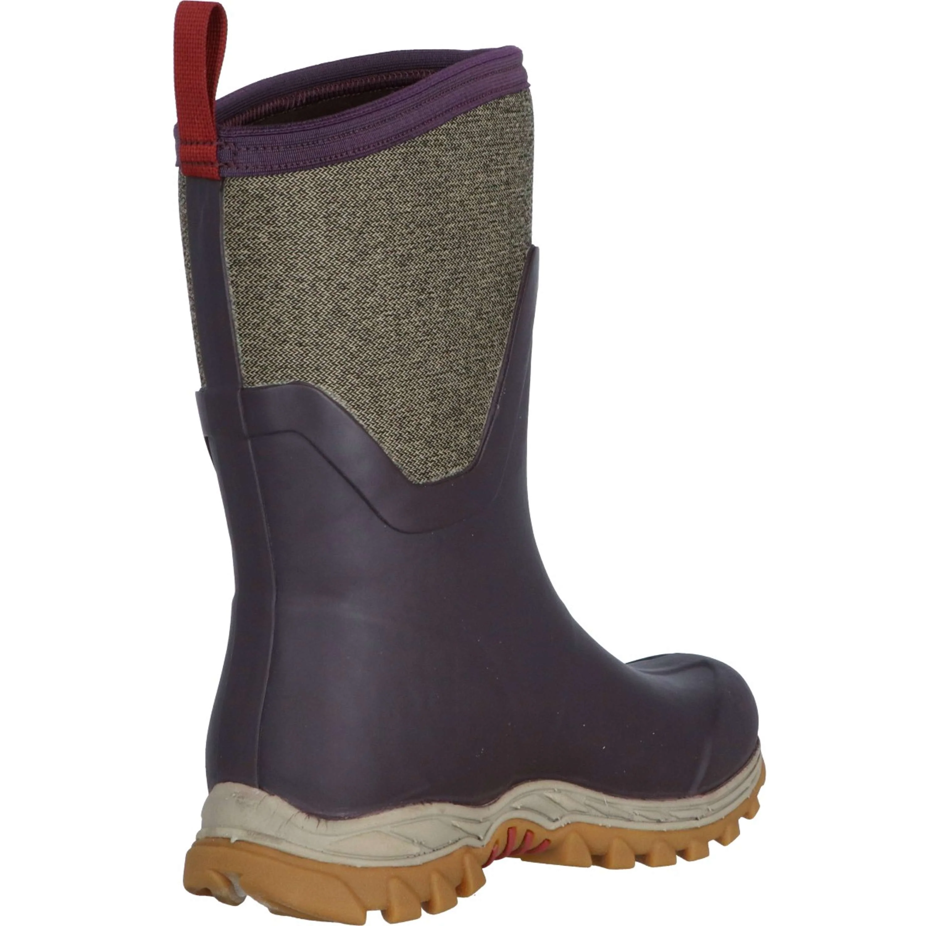 Muck Boot Arctic Sport II metà Donne Bordeaux/Tweed - Image 5