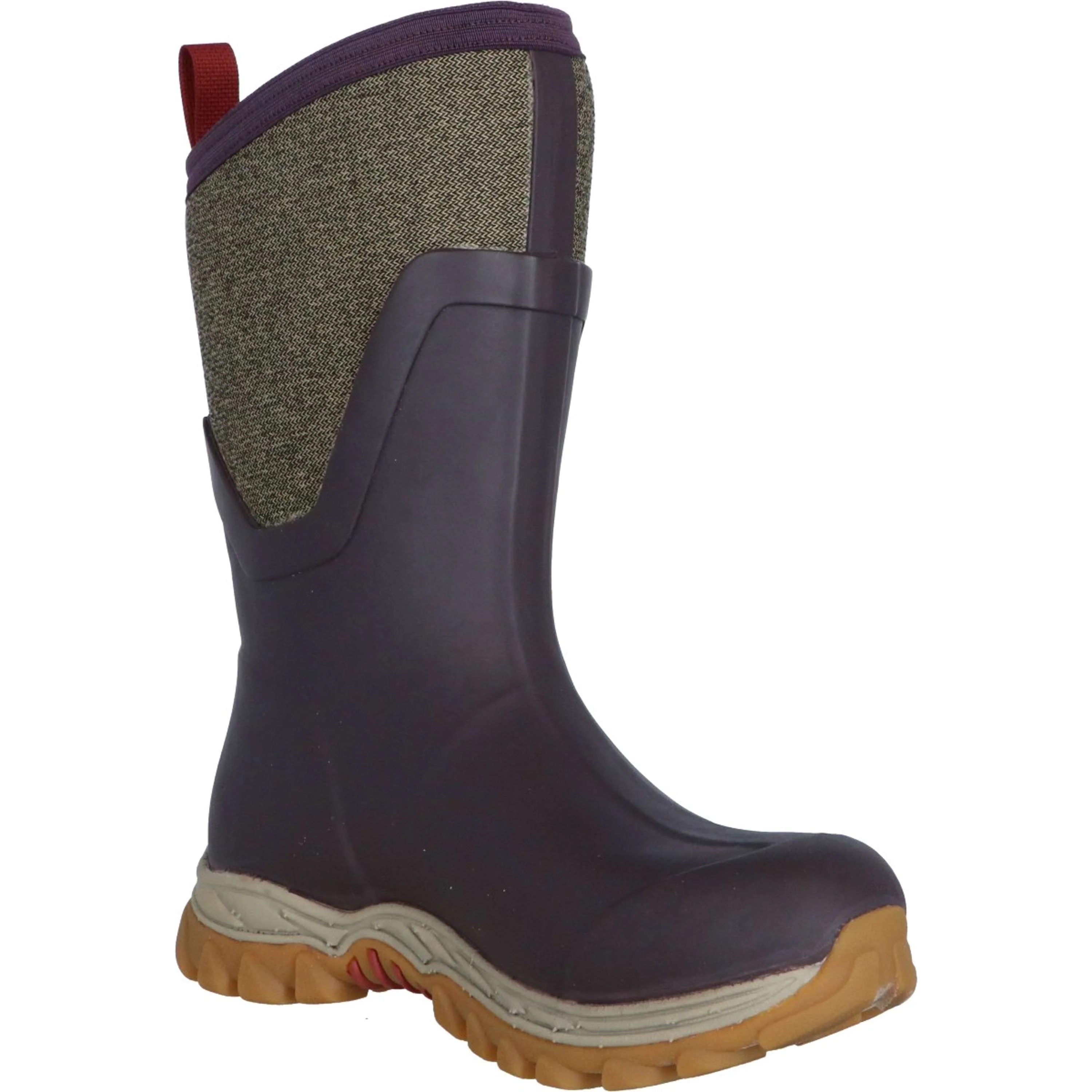 Muck Boot Arctic Sport II metà Donne Bordeaux/Tweed - Image 7