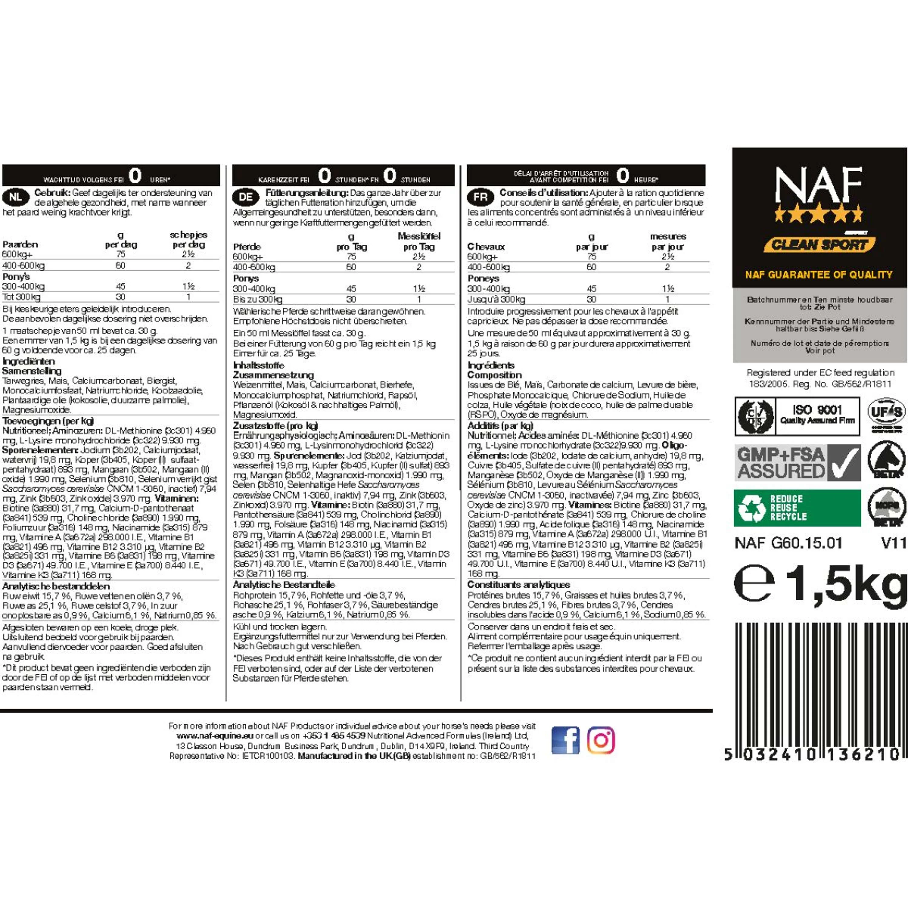 NAF Supplemento per uso generale Refill - Image 2