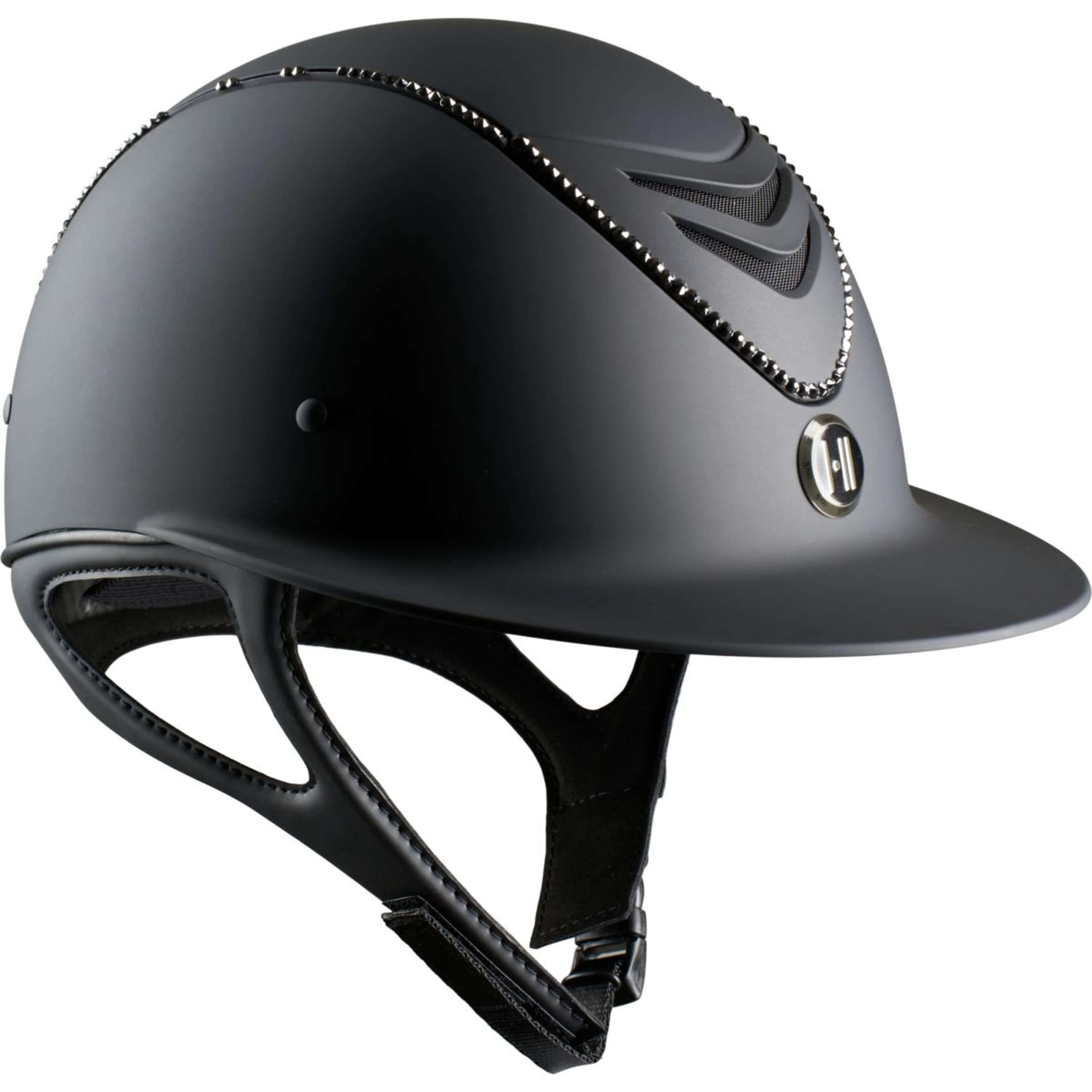 OneK Casco da equitazione Avancé Lux Matt Nero