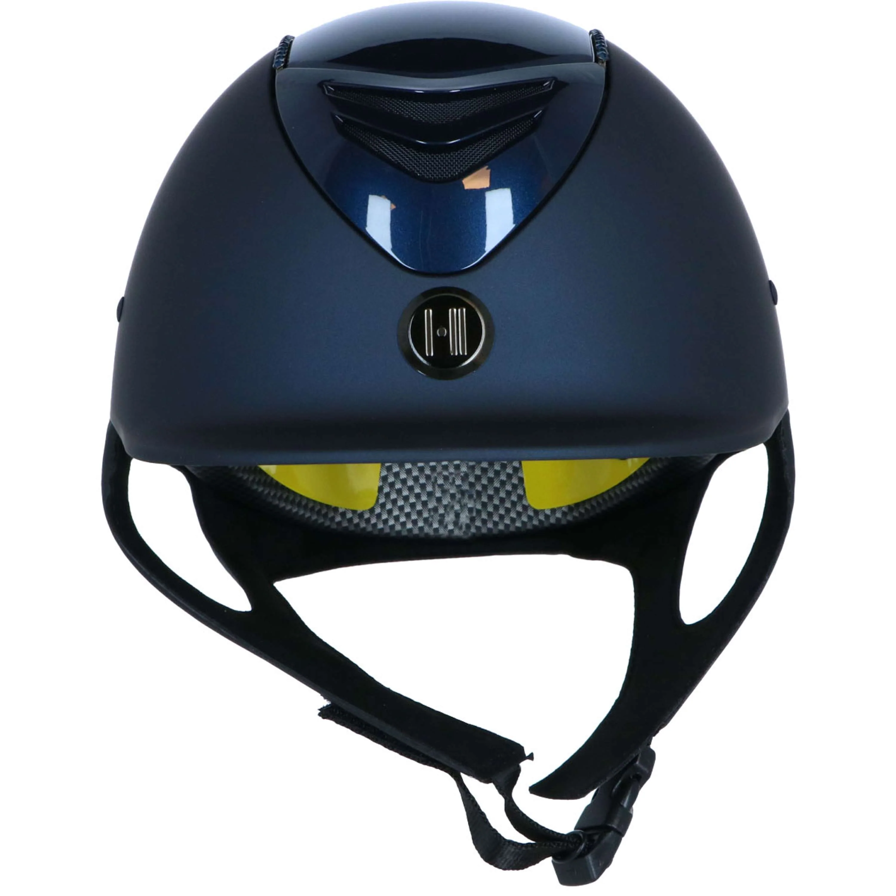 OneK Casco da equitazione Mips Defender Matt Glossy Top Swarovski Navy - Image 2