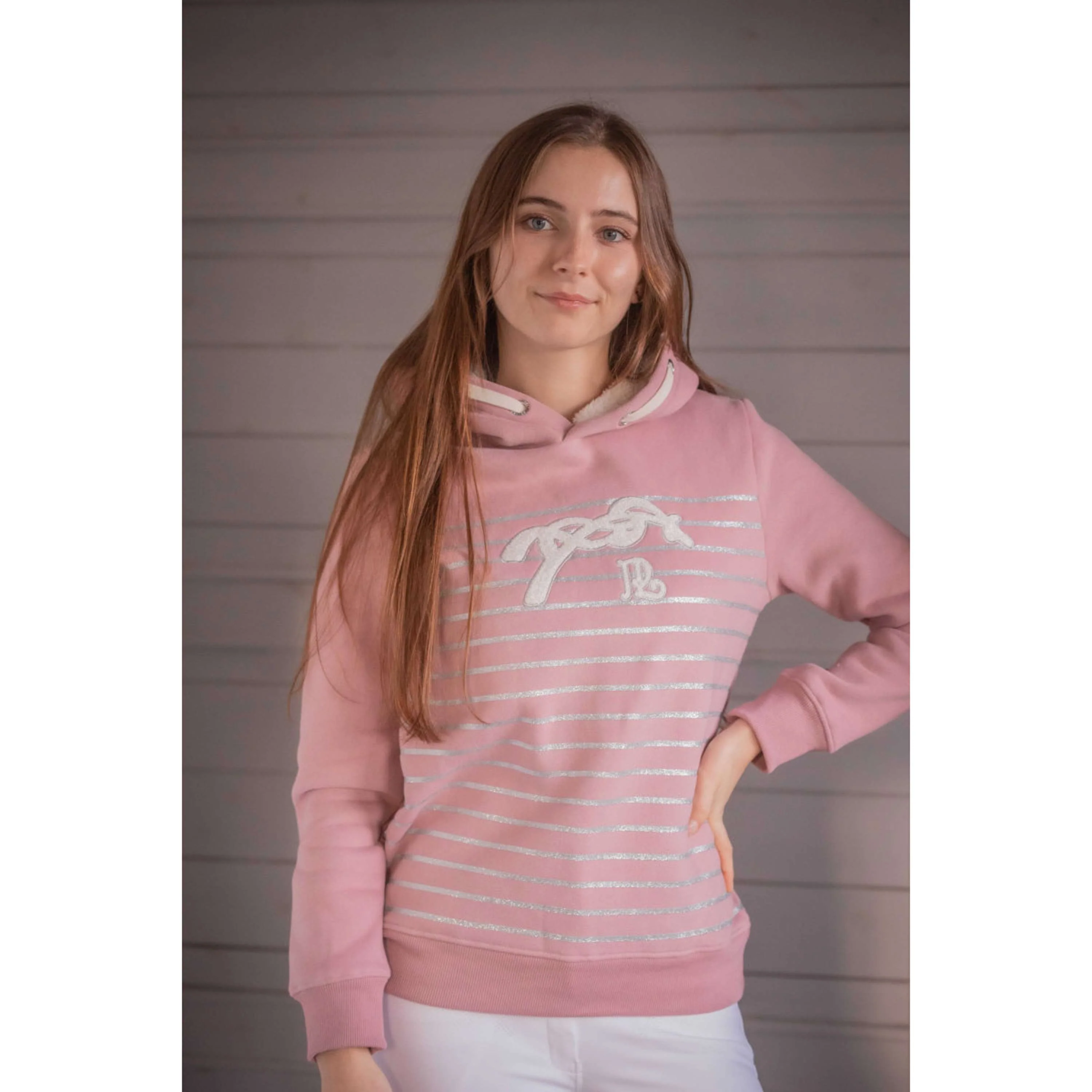 Pénélope Felpa con cappuccio Ikona Rosa