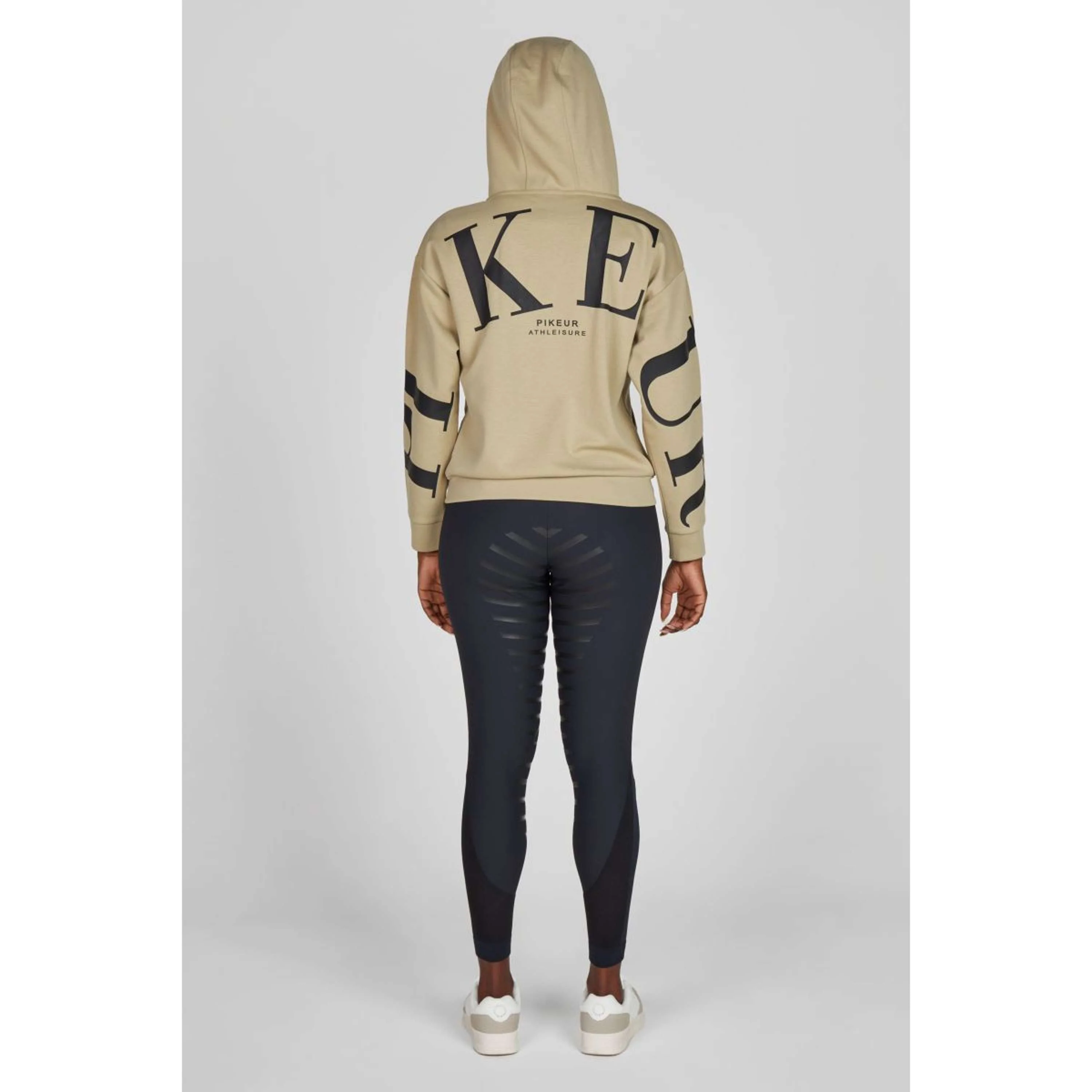 Pikeur Felpa con cappuccio e zip Athleisure SS26 Frosted Sage - Image 4