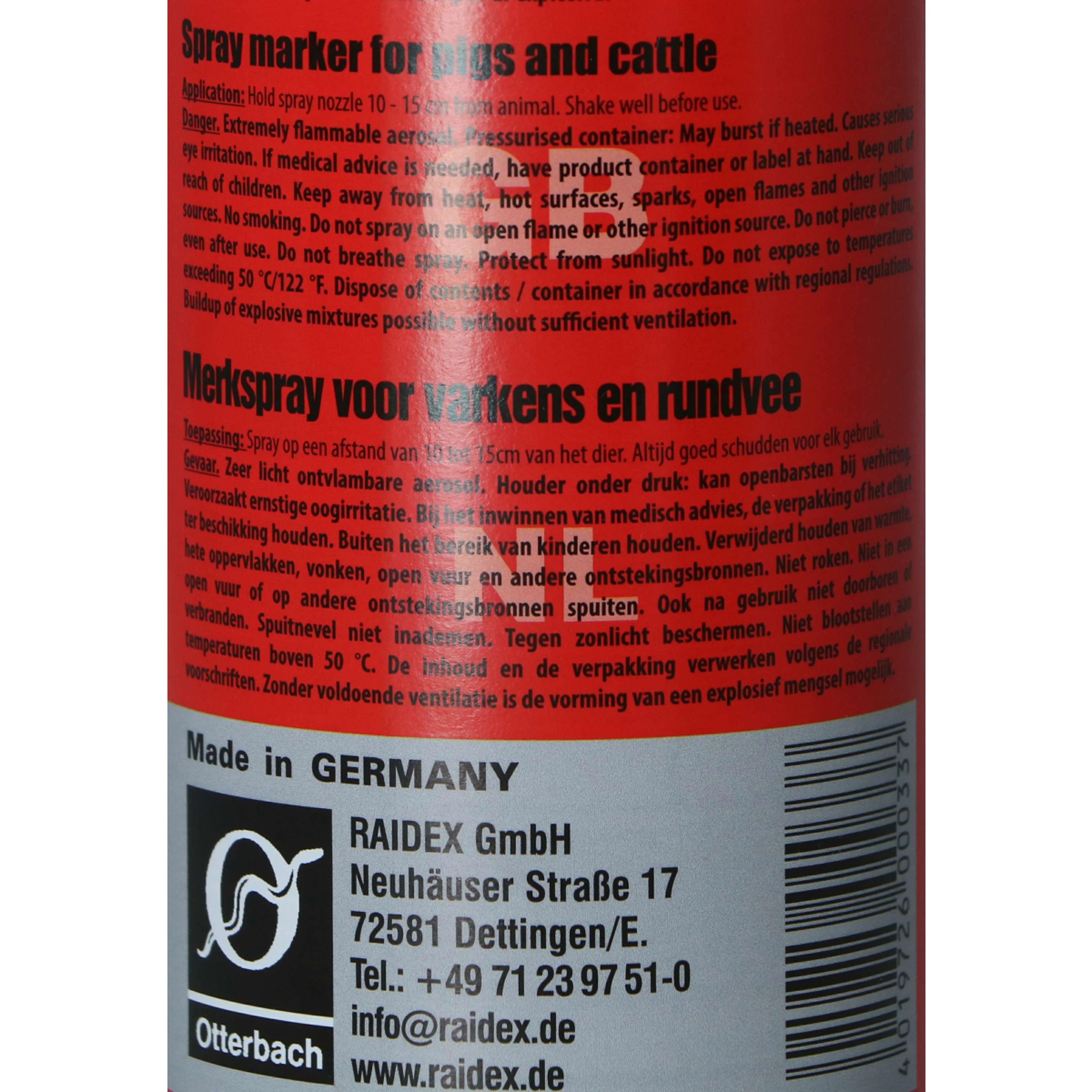 Raidex Spray Rosso - Image 7
