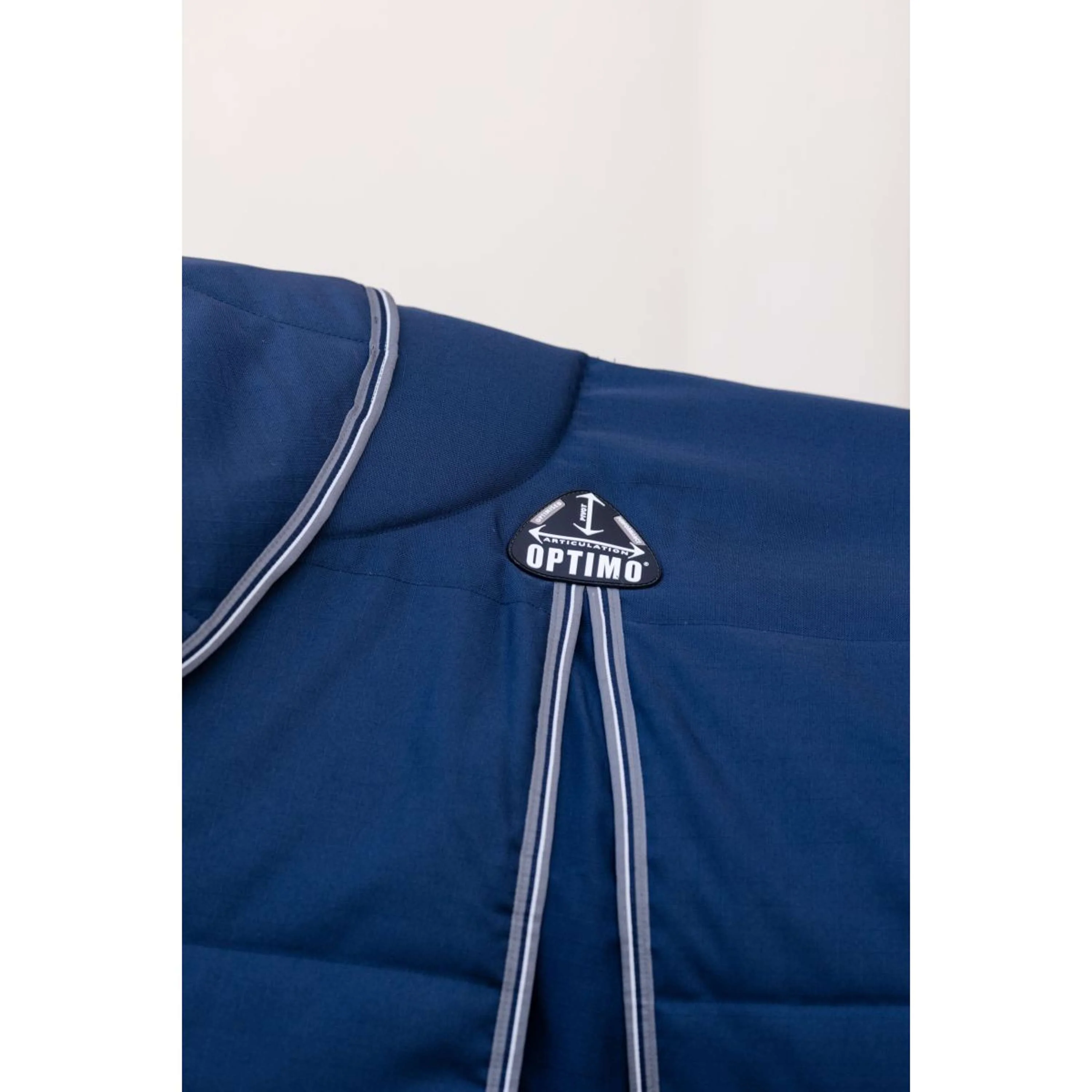 Rambo Optimo Coperta da scuderia Plus 200g Navy/Thunderstorm Grey/Silver - Image 13