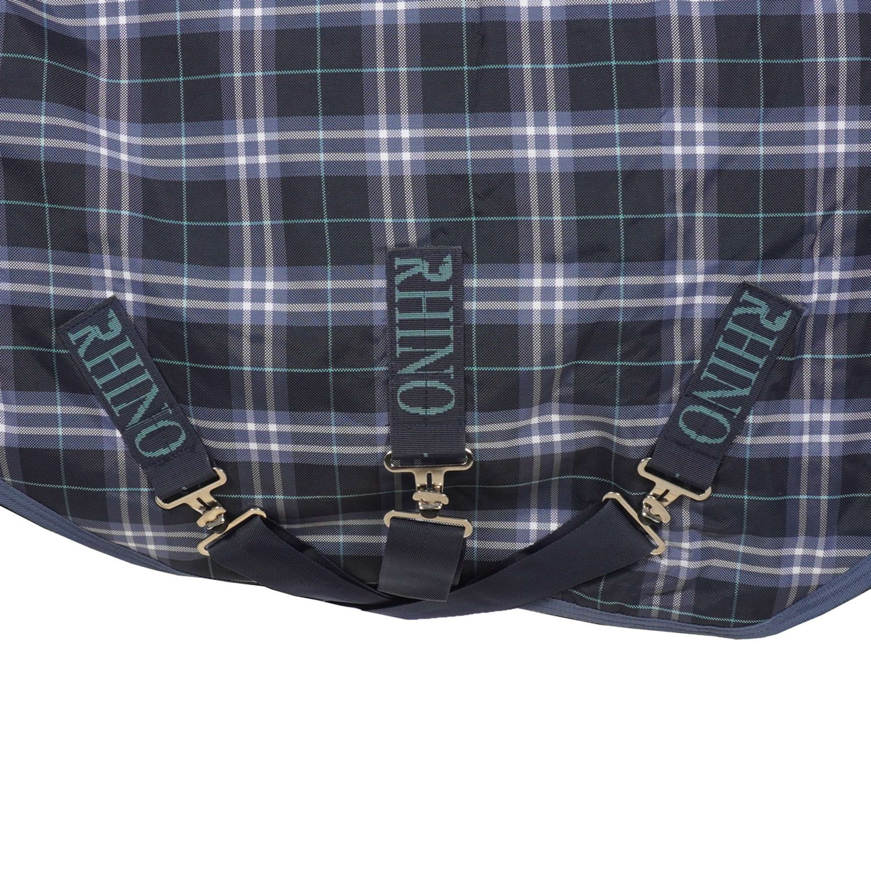 Rhino Plus Turnout Lite Navy Check/Indigo - Image 8