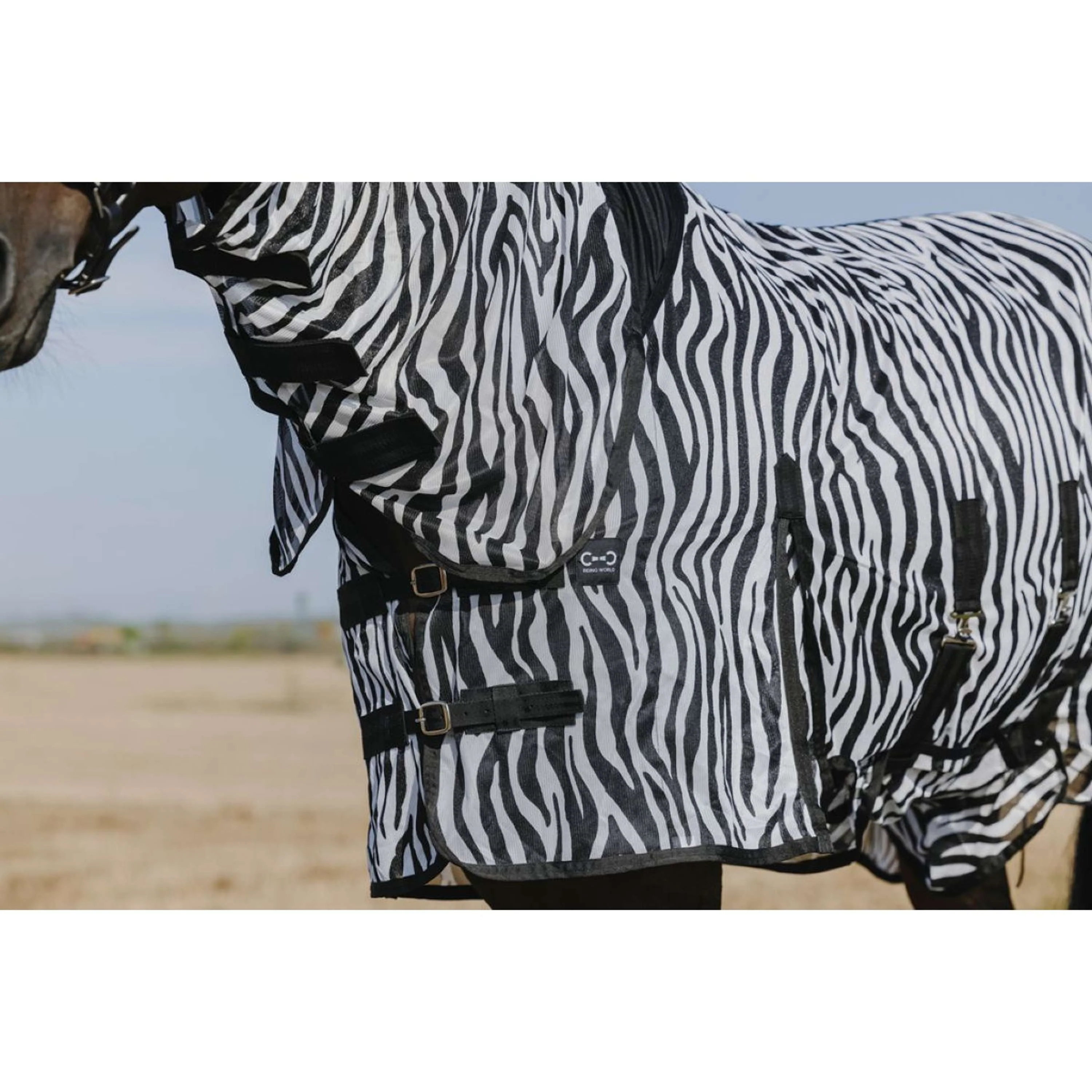 Riding World Coperta Antimosche Belly Mesh Combo Zebra - Image 4
