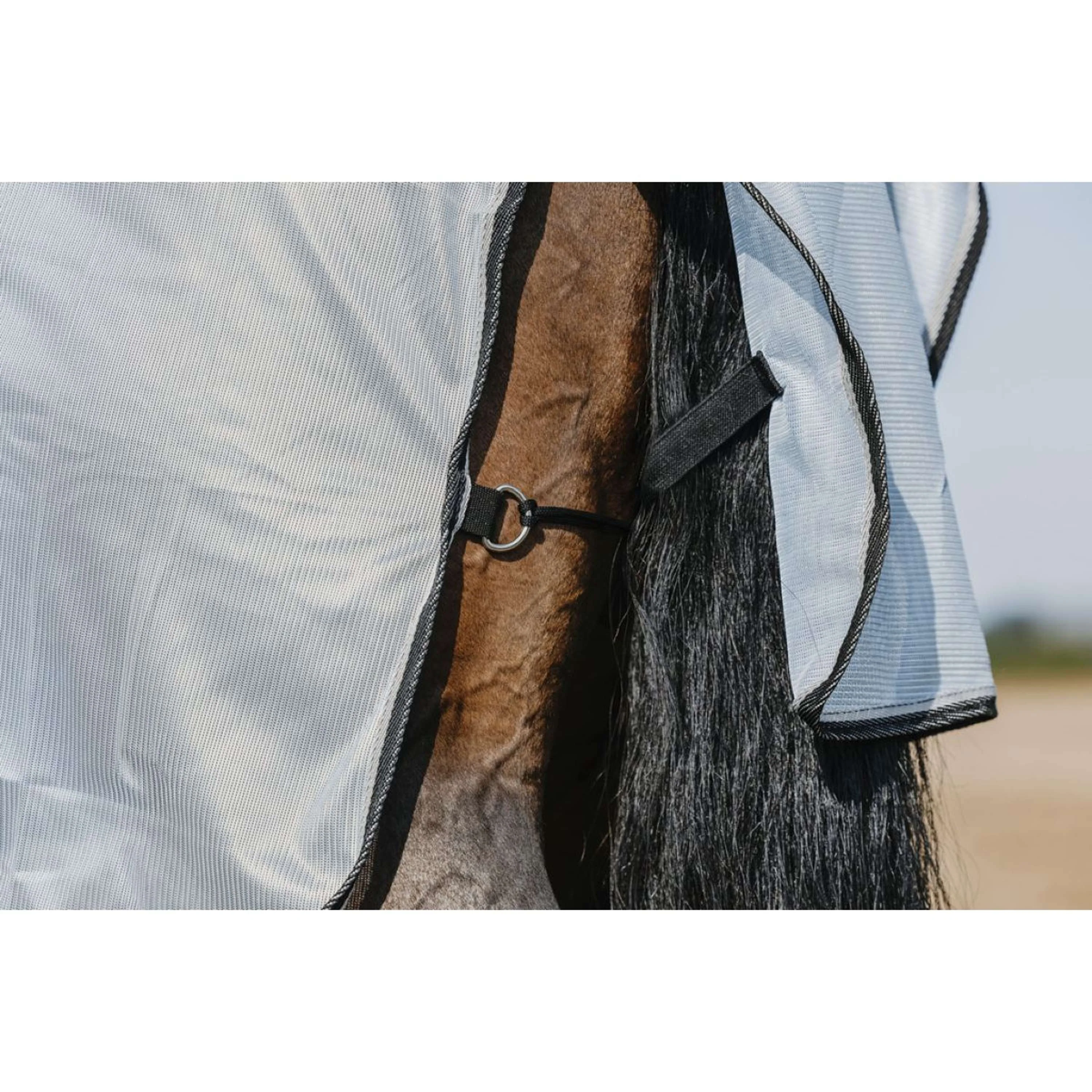 Riding World Coperta Antimosche Belly Mesh Grigio - Image 4