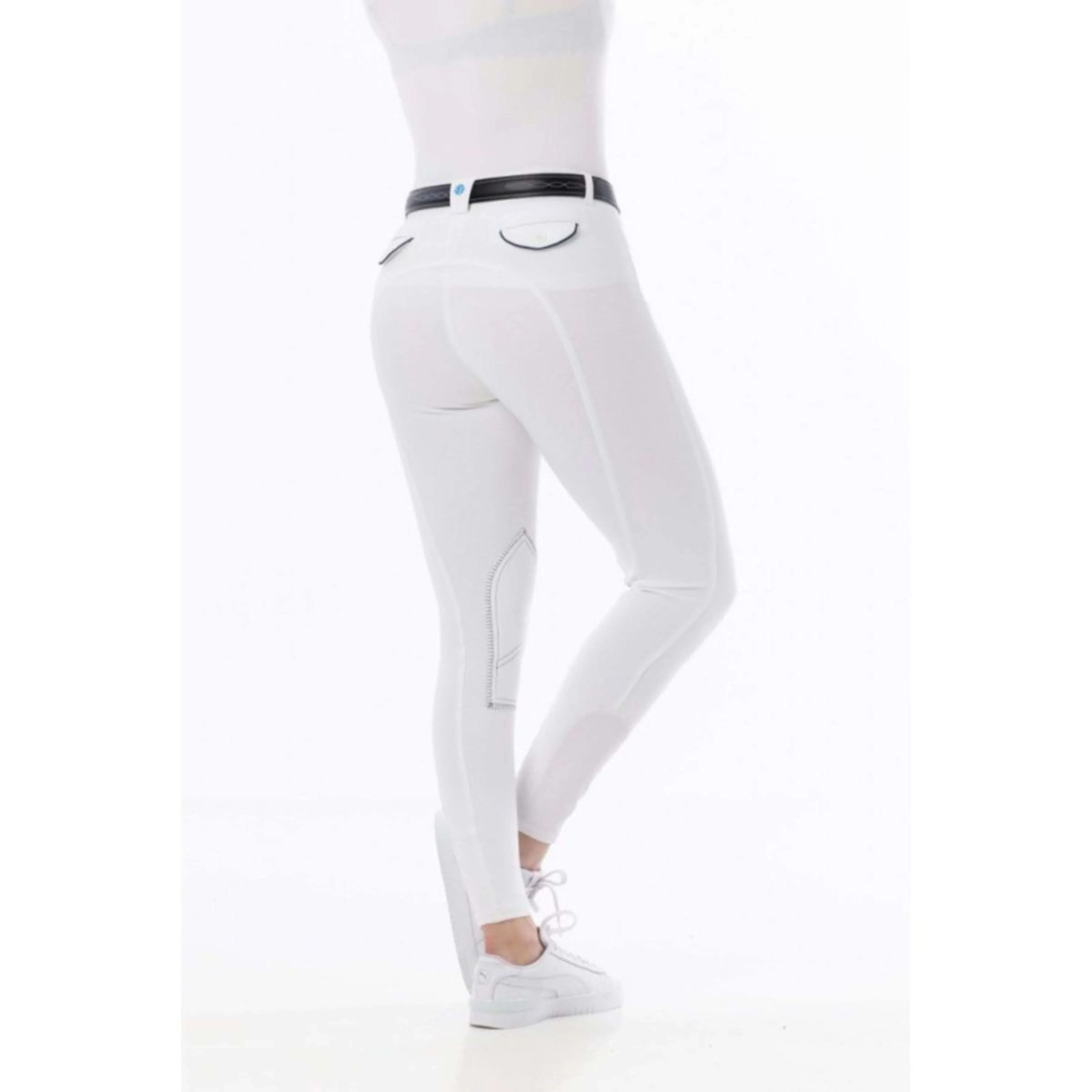 Riding World Pantaloni da Equitazione Alexandrie Bianco - Image 3