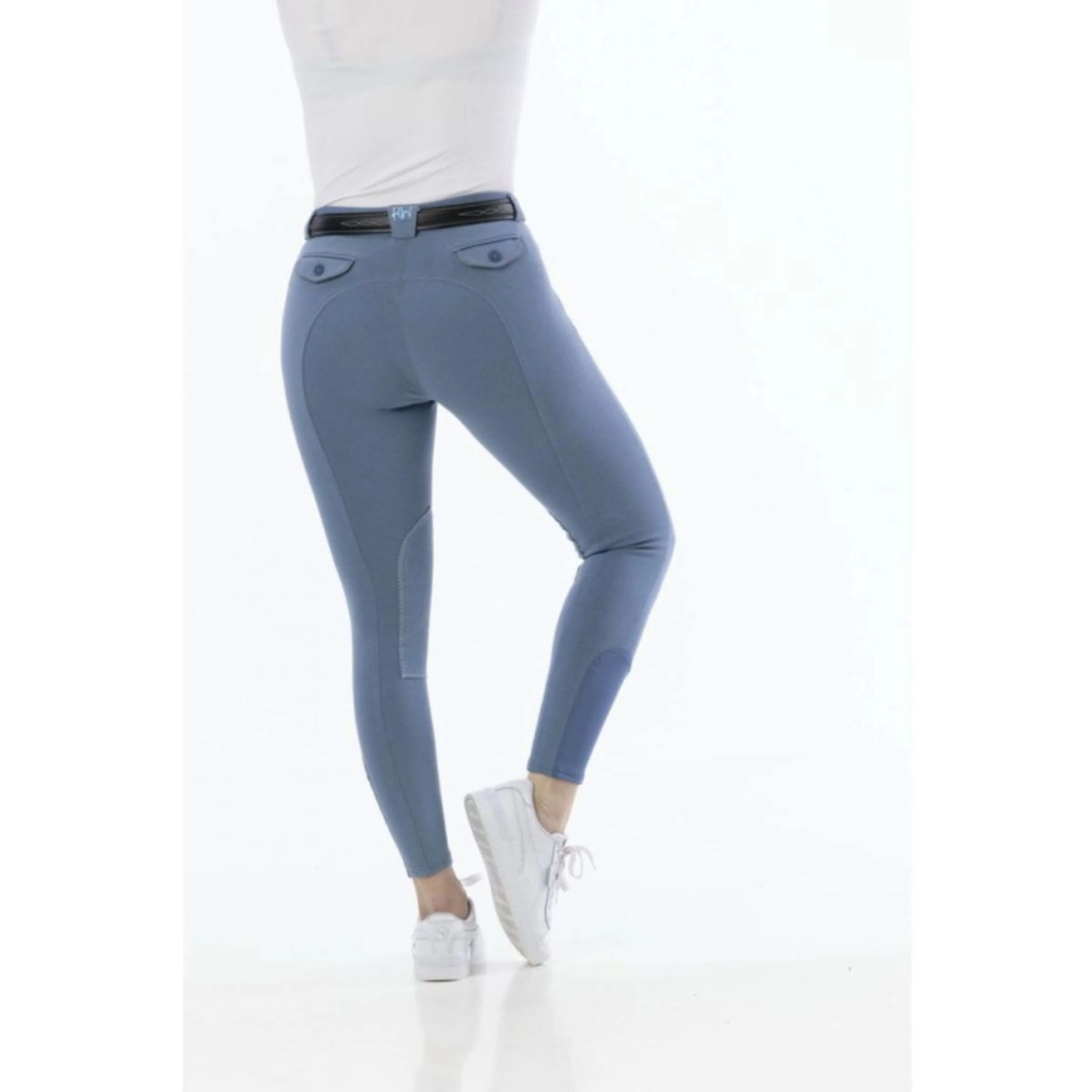 Riding World Pantaloni da Equitazione Alexandrie Blu - Image 2
