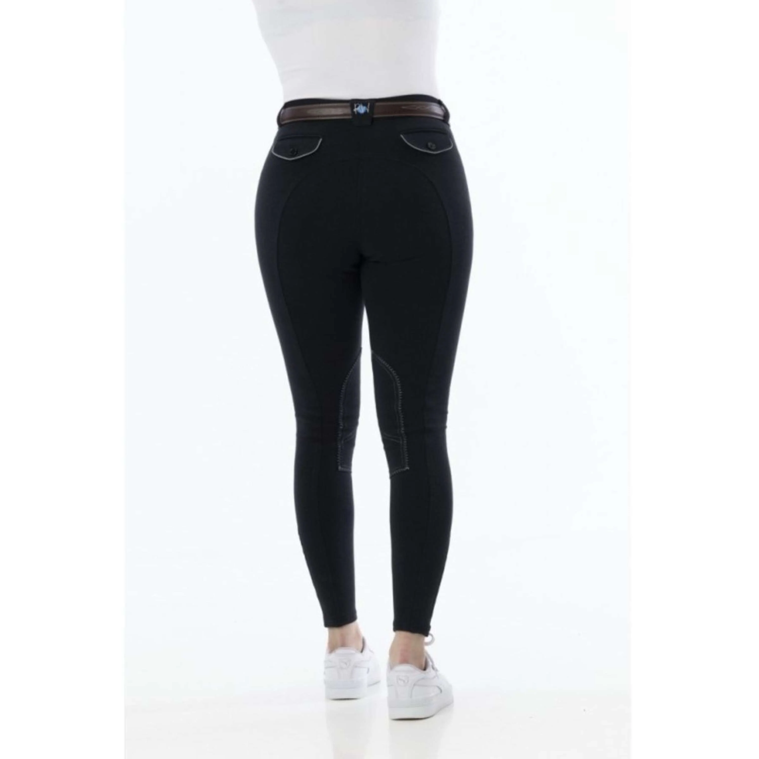 Riding World Pantaloni da Equitazione Alexandrie Nero - Image 3