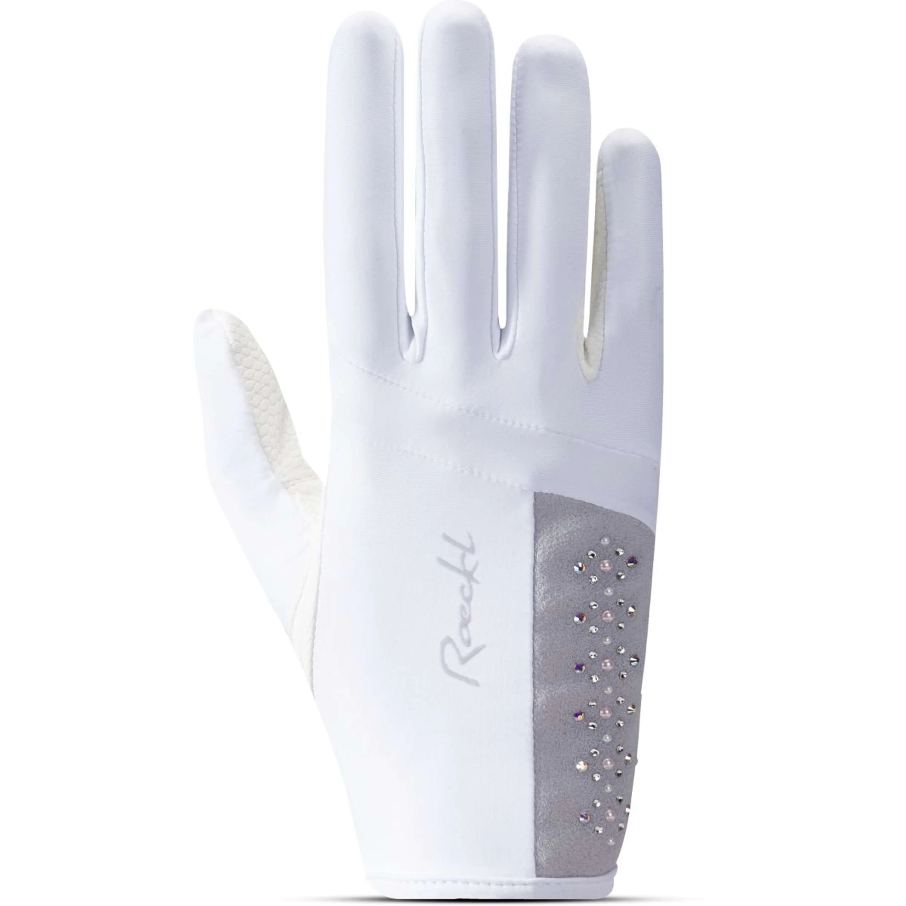 Roeckl Guanti da Equitazione Lillinoe Bianco