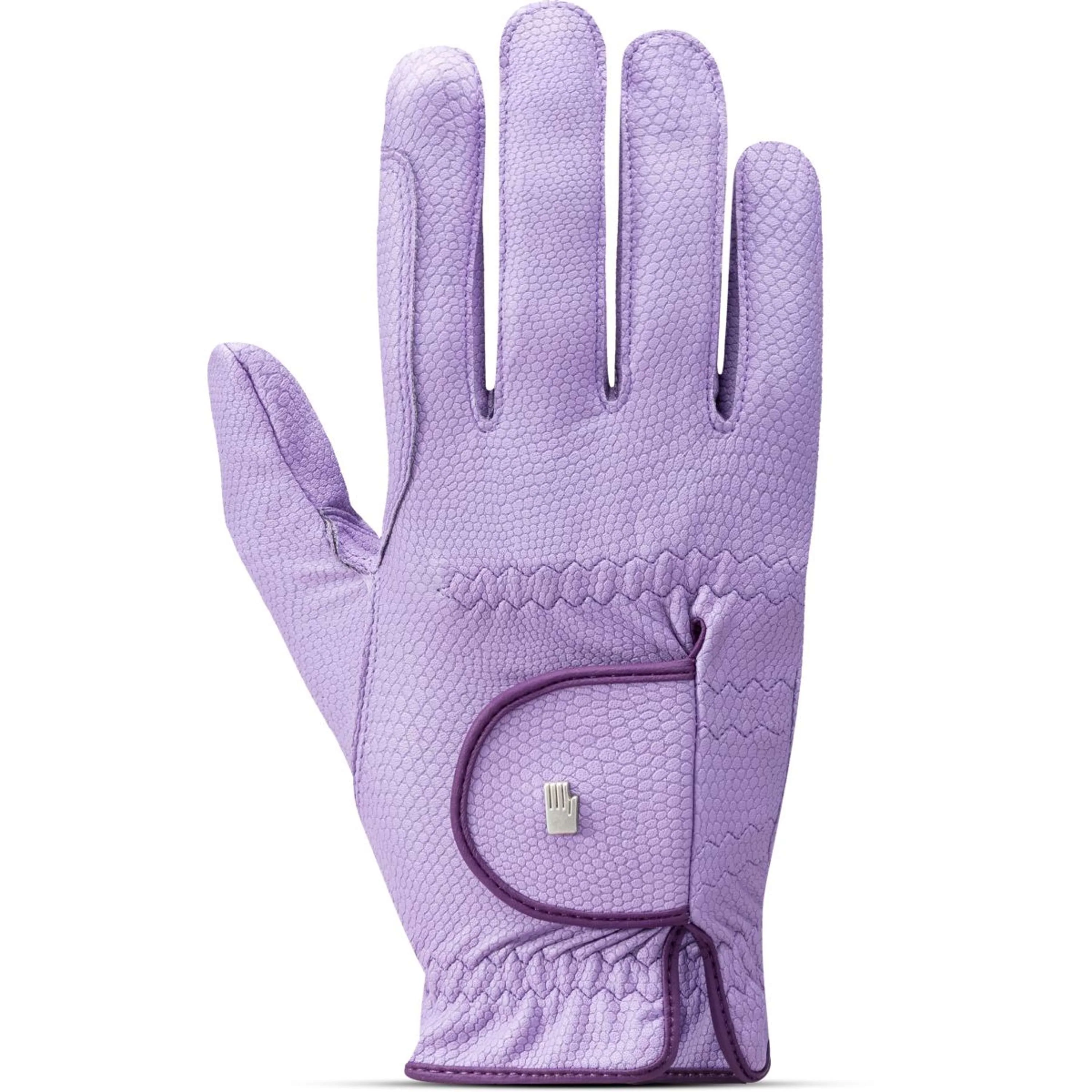 Roeckl Guanti da Equitazione Lona Viola