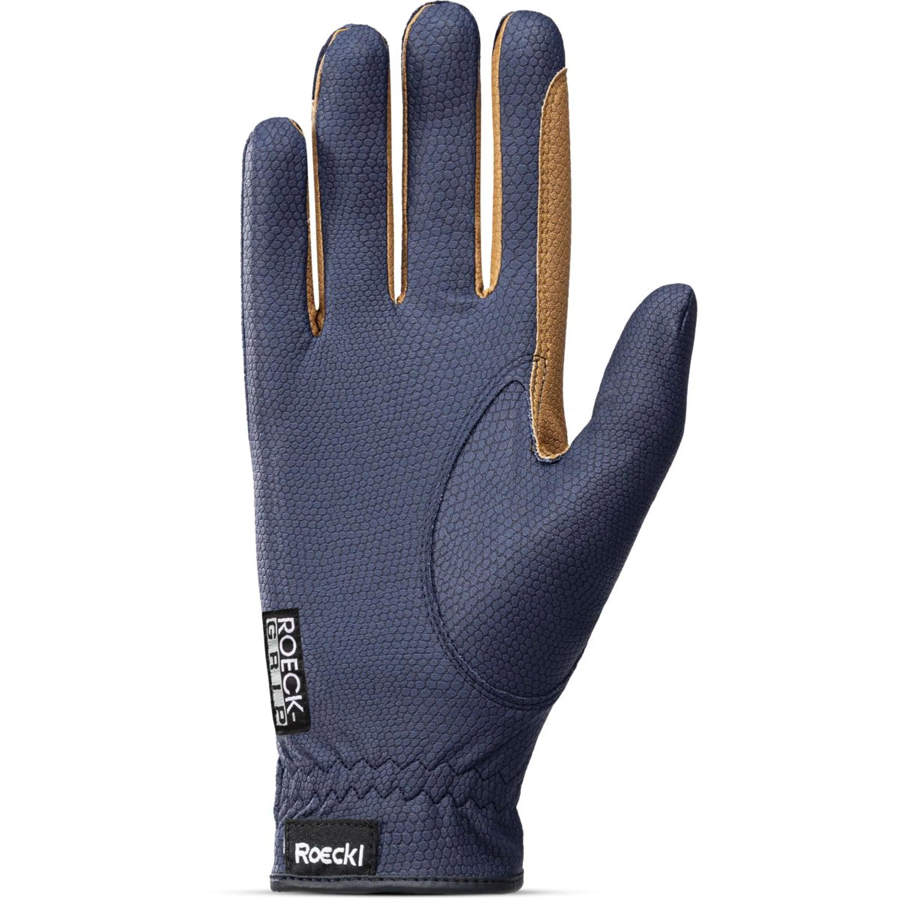 Roeckl Guanti da Equitazione Malta Navy/Caramel - Image 2