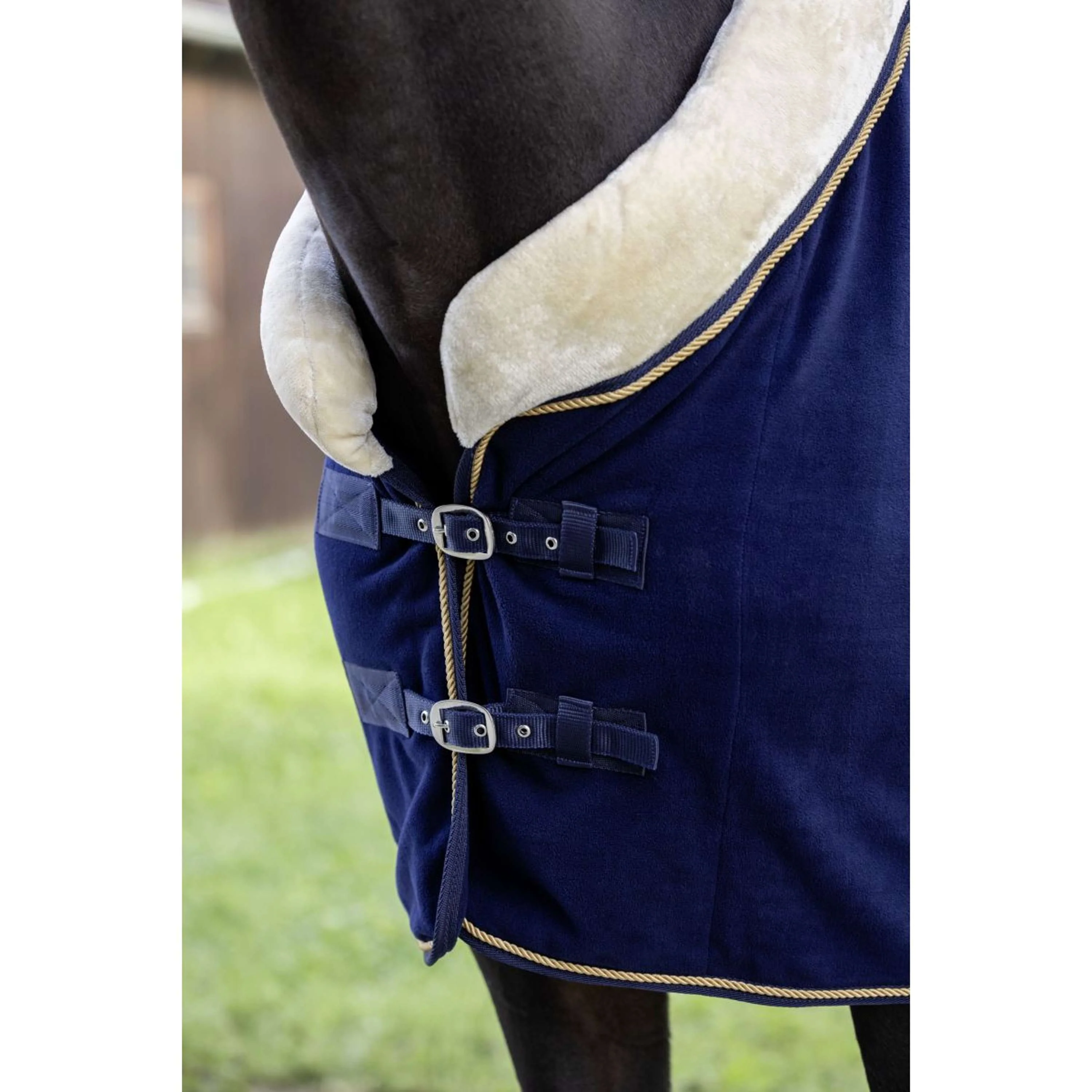 RugBe by Covalliero Coperta in Pile Royal Navy - Image 3