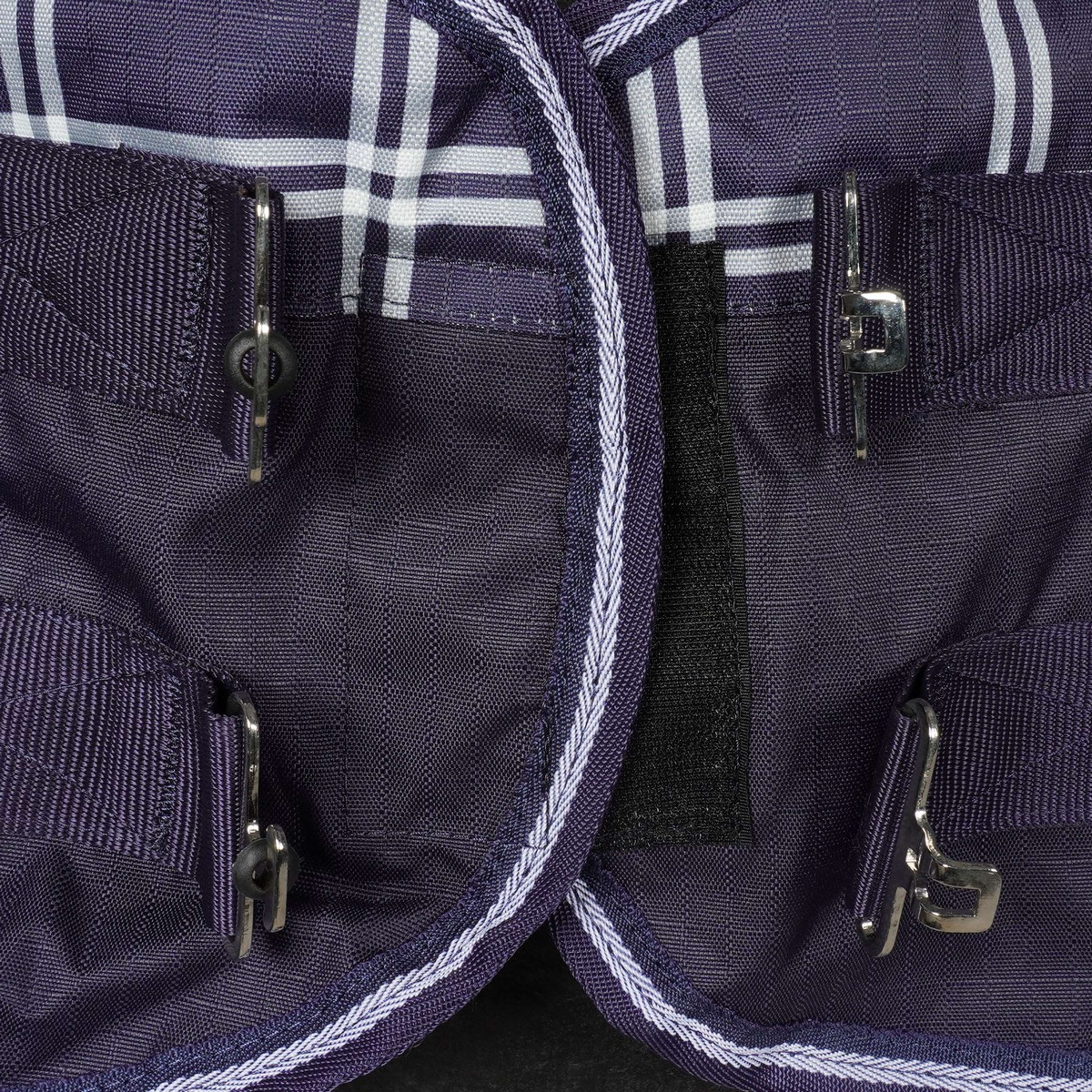 Saxon Tappeto Defiant 600D Combo Neck Heavy Navy Plaid - Image 3