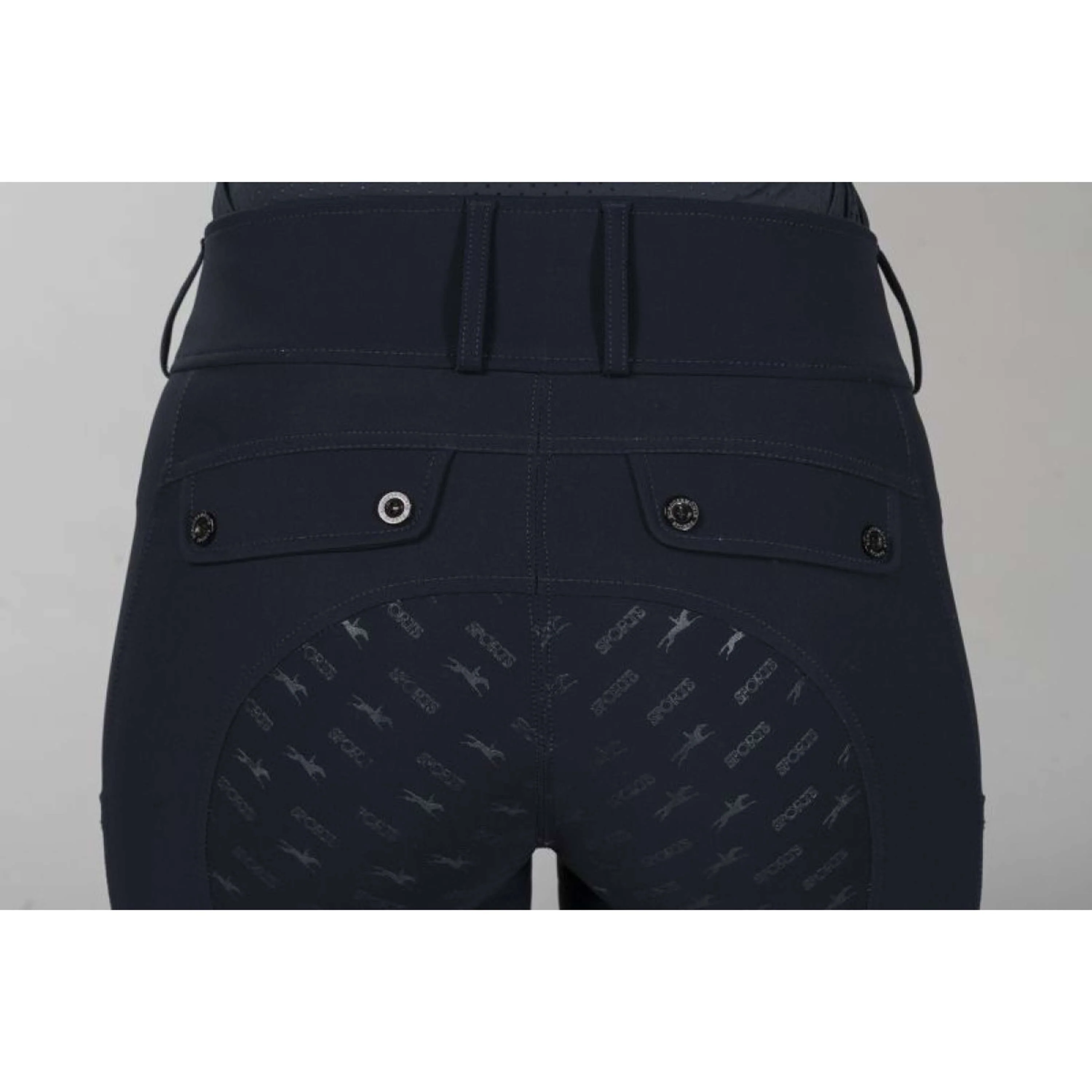 Schockemöhle Pantaloni da Equitazione SPCarola Full Grip Blu scuro - Image 4