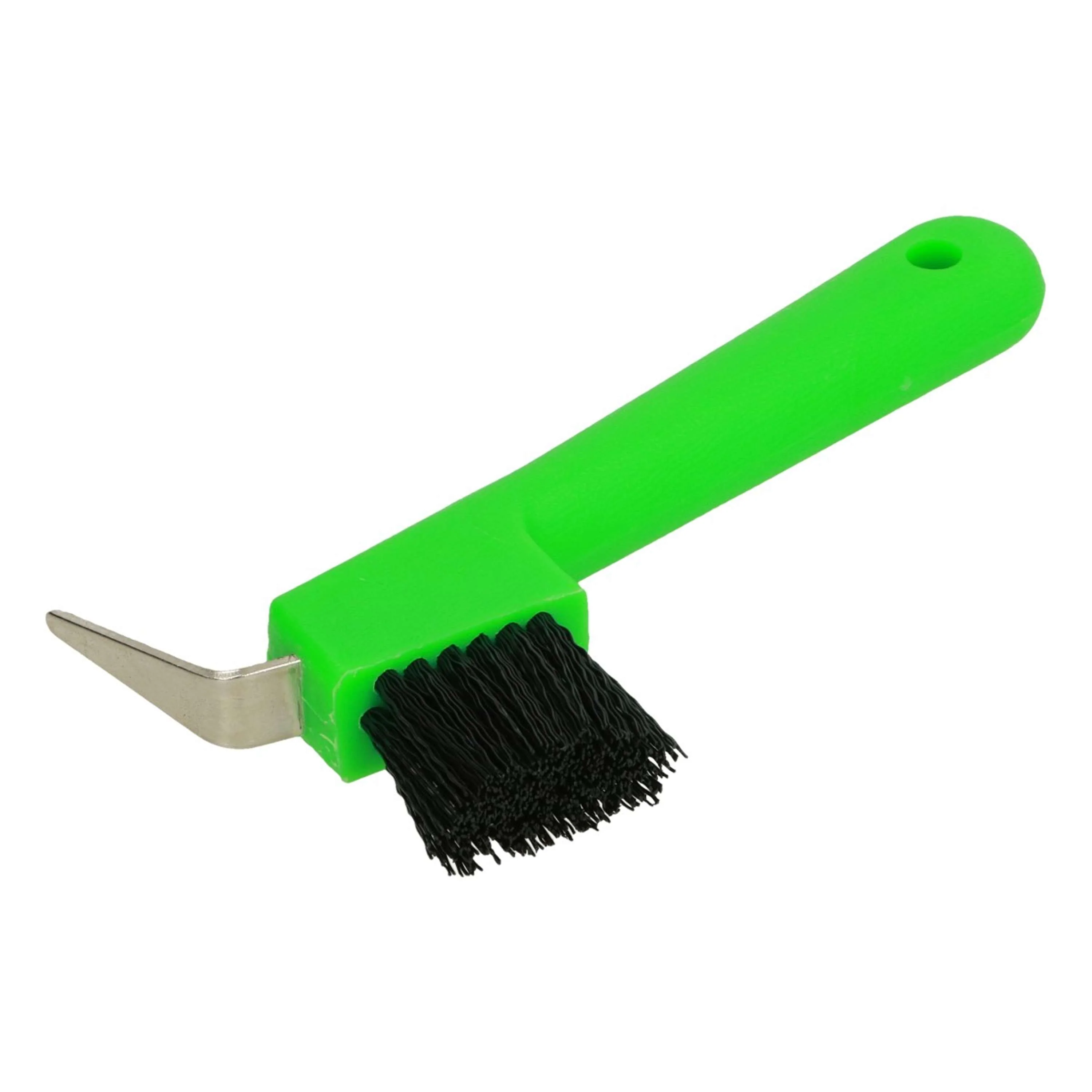 Shires Raschietto per zoccoli/Spazzola Verde lime