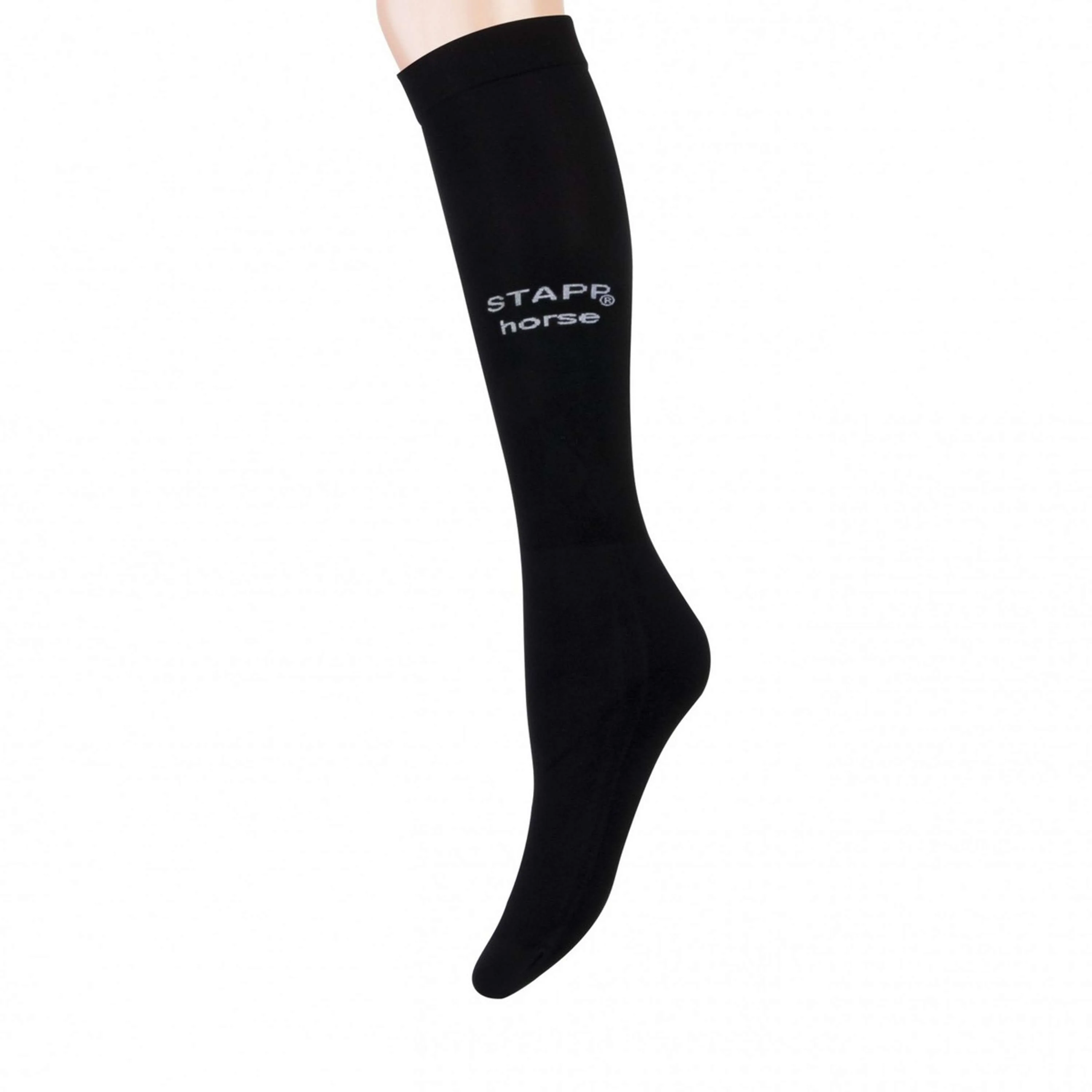 Stapp Horse Calze da Equitazione Ultra Fine Nero