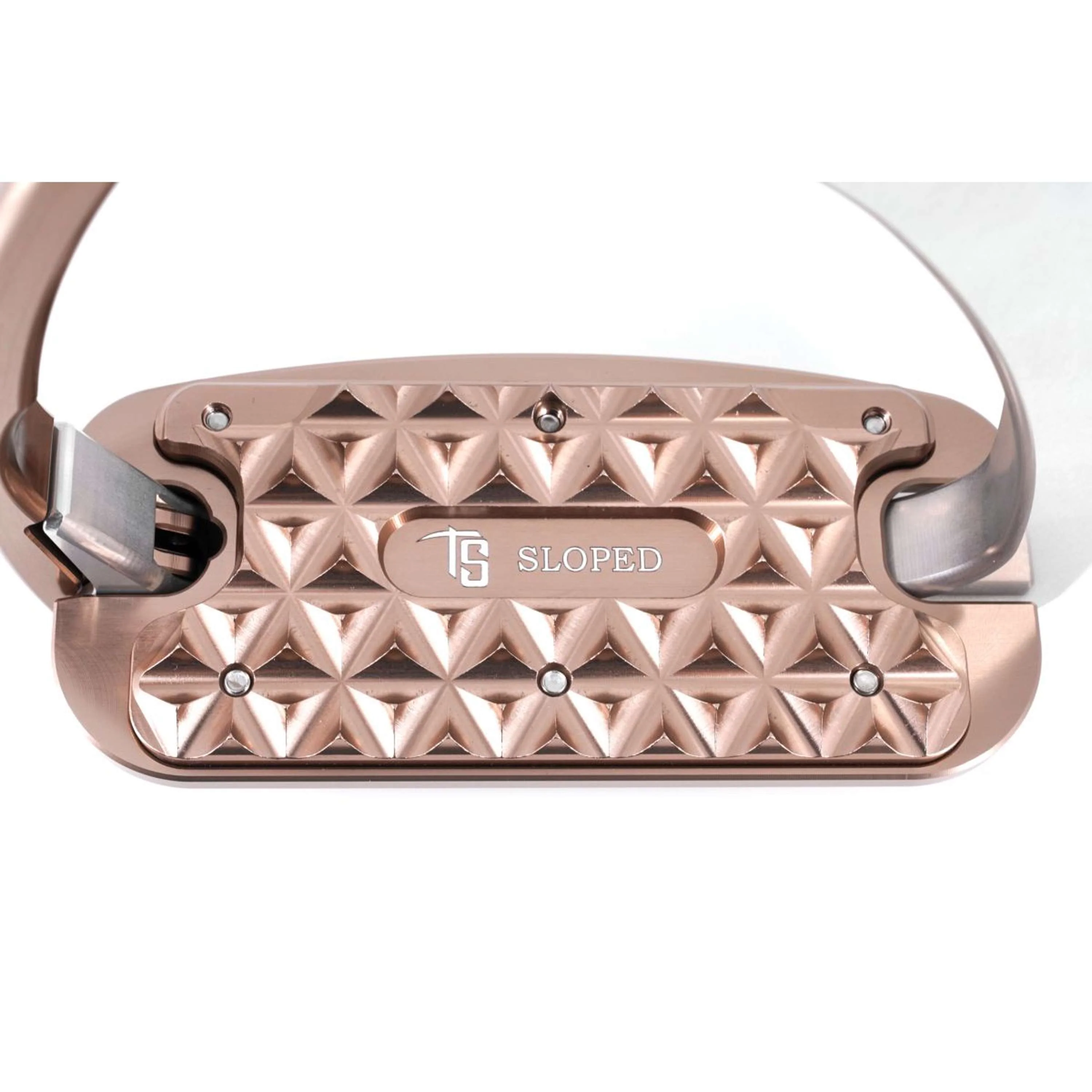 Tech Stirrups Staffe Venice Sloped Argento/Marrone - Image 4