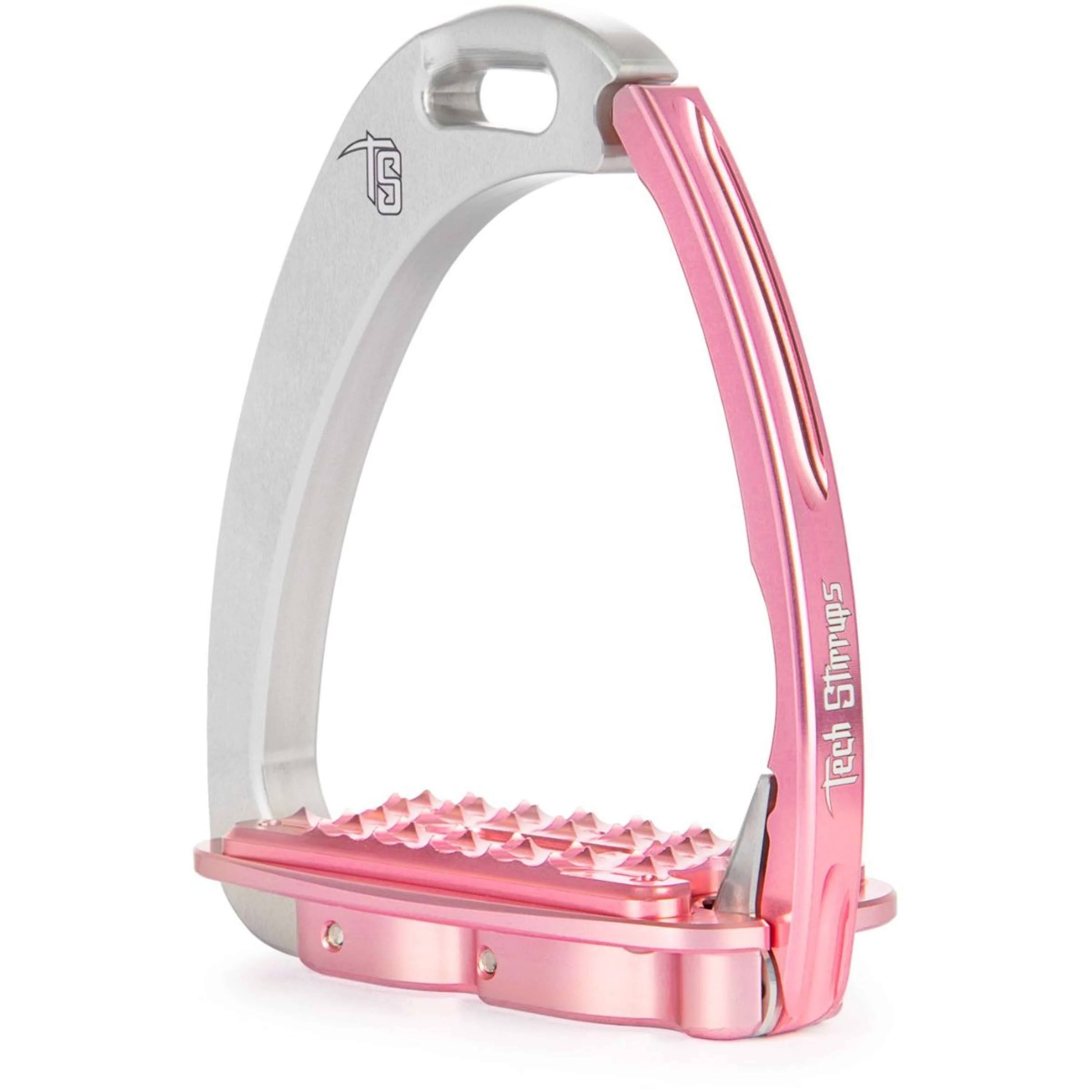 Tech Stirrups Staffe Venice Sloped Argento/Rosa
