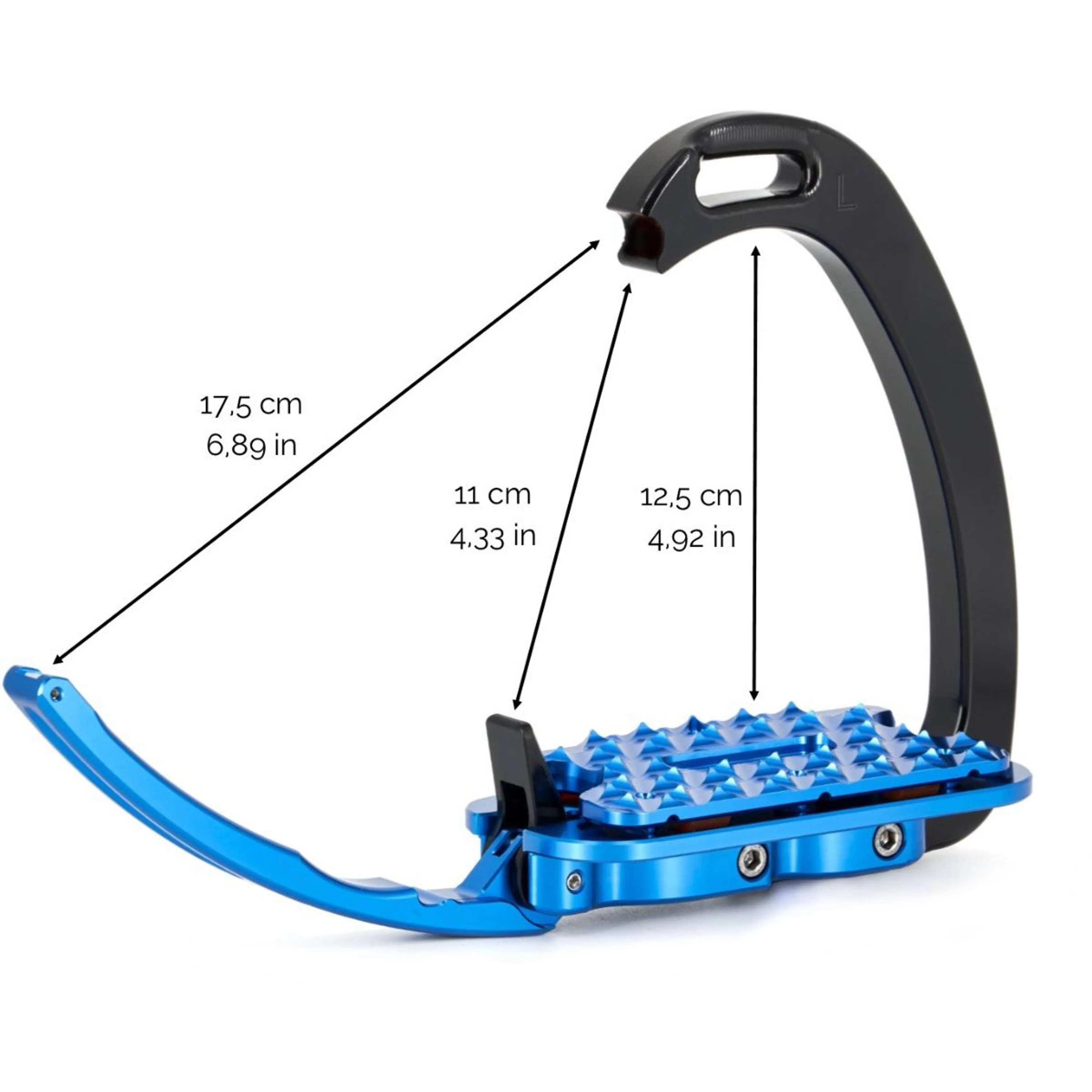 Tech Stirrups Staffe Venice Plus EVO Marrone - Image 3