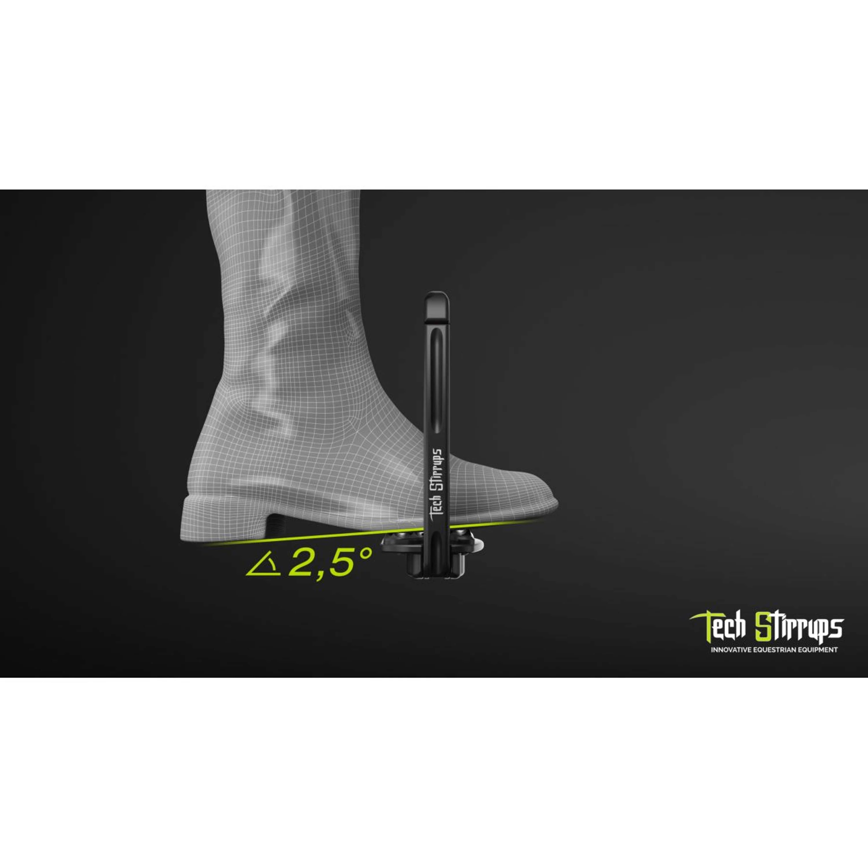 Tech Stirrups Staffe Venice Sloped EVO Argento/Blu - Image 7