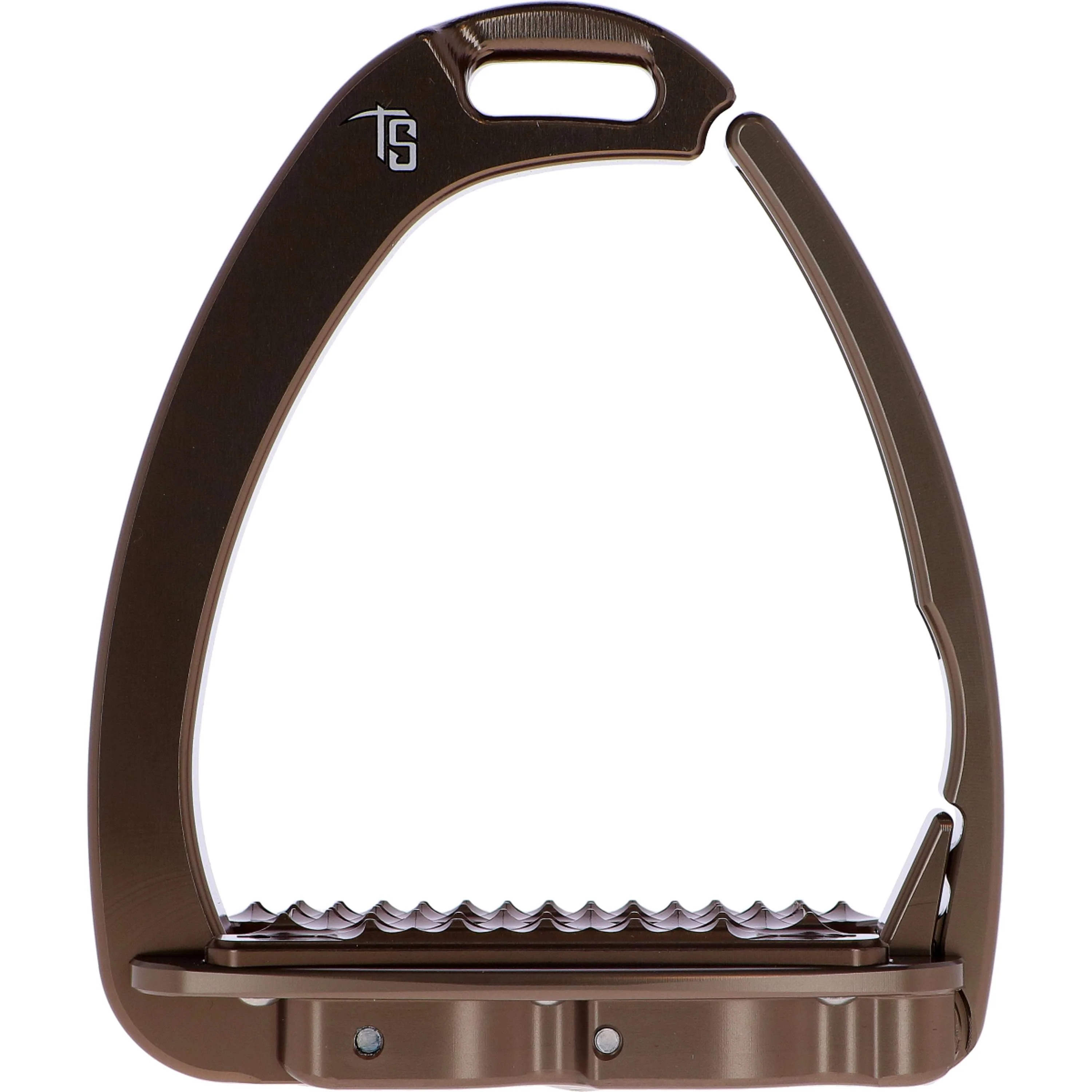 Tech Stirrups Staffe Venice Sloped Evo Swarovski Marrone - Image 2