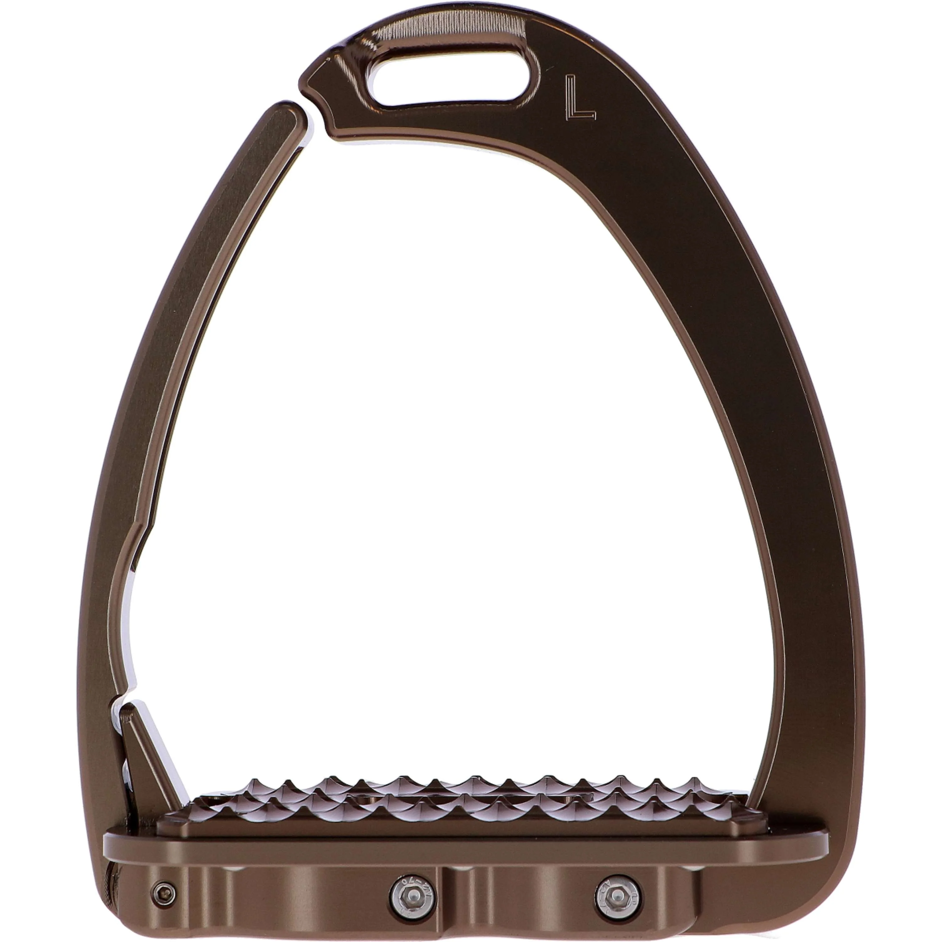 Tech Stirrups Staffe Venice Sloped Evo Swarovski Marrone - Image 5