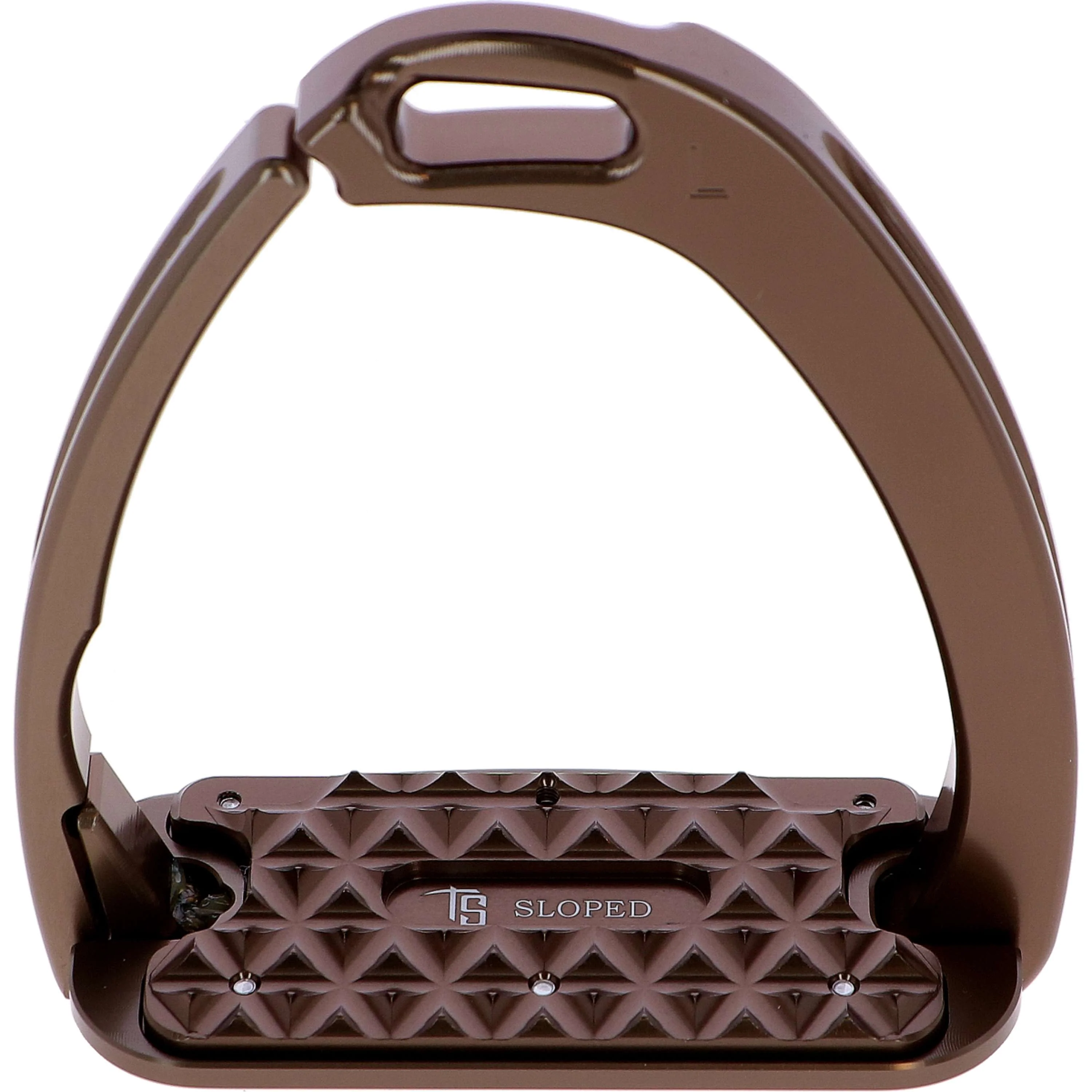 Tech Stirrups Staffe Venice Sloped Evo Swarovski Marrone - Image 7