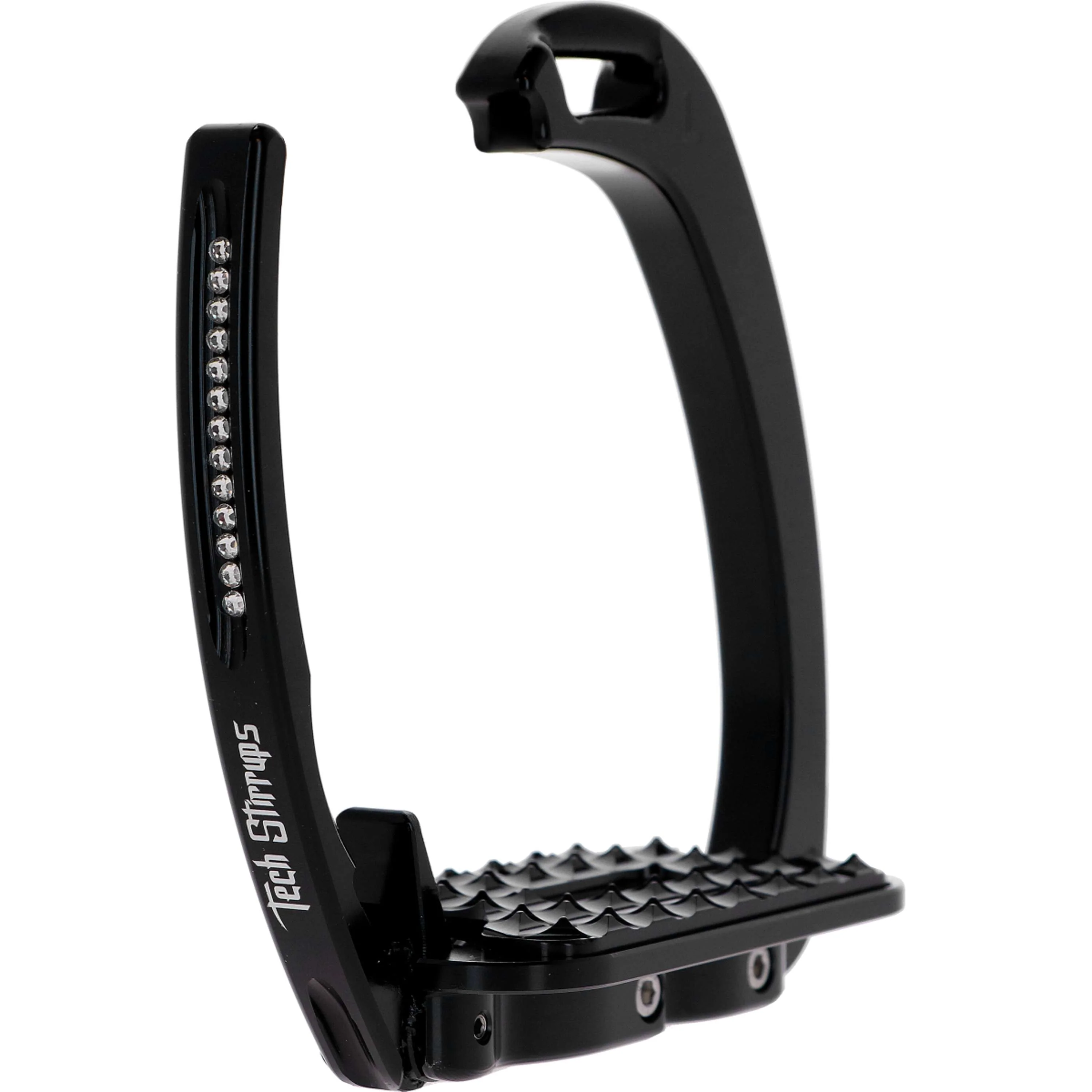 Tech Stirrups Staffe Venice Sloped Evo Swarovski Nero - Image 4