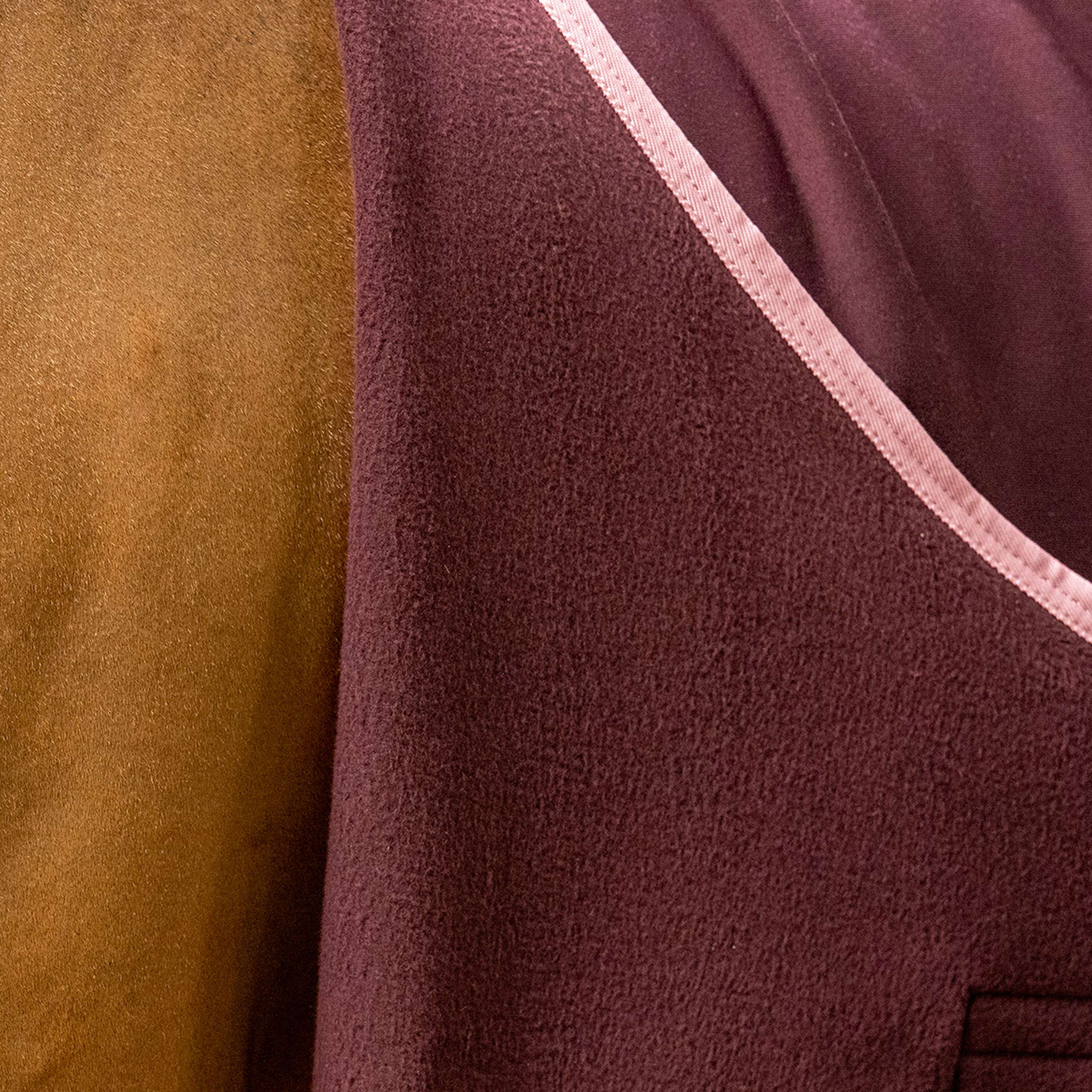 Velder Horsewear Essentials Cooler Rug Plum Brown - Image 9