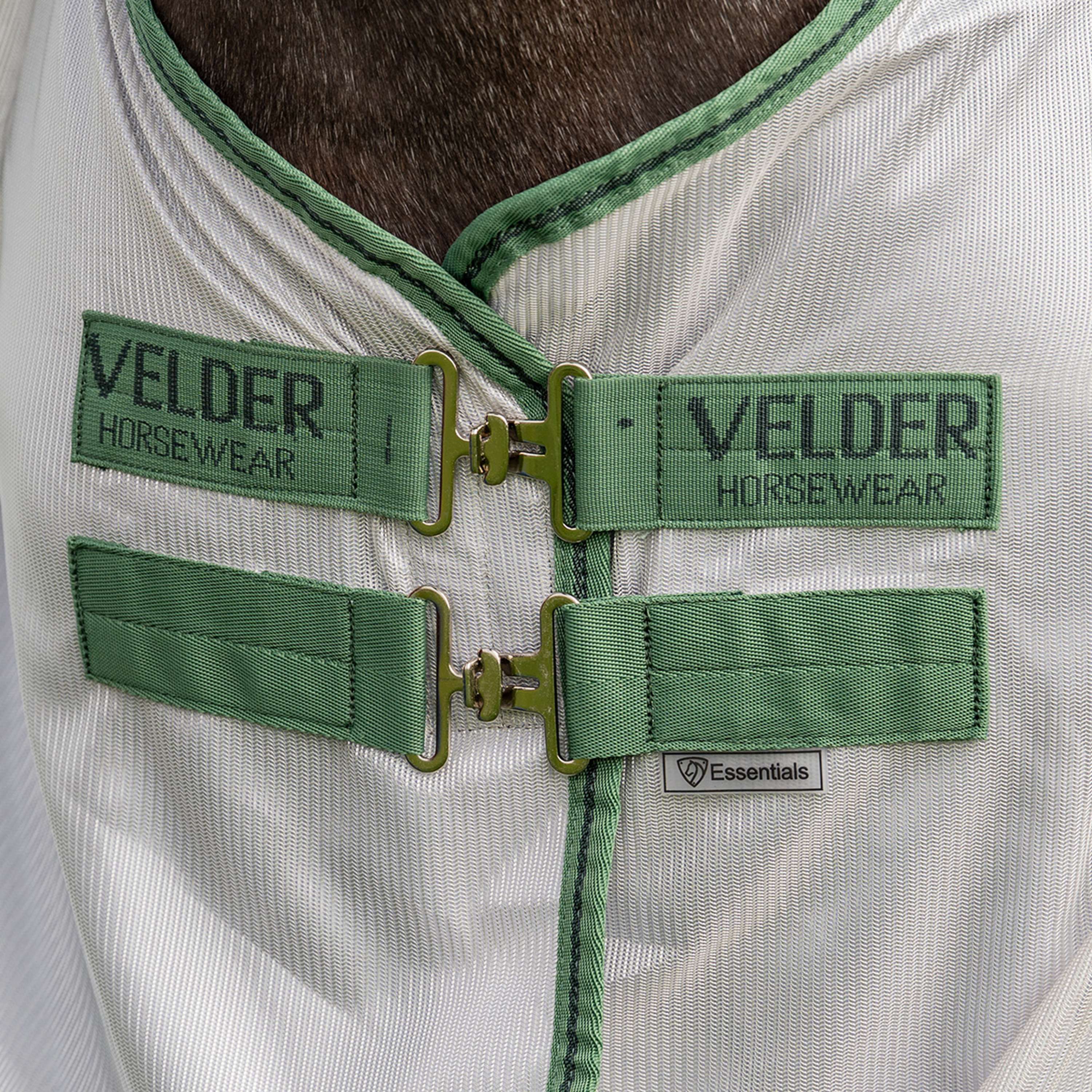 Velder Horsewear Essentials Coperta Antimosche Mesh con collo Argento - Image 3