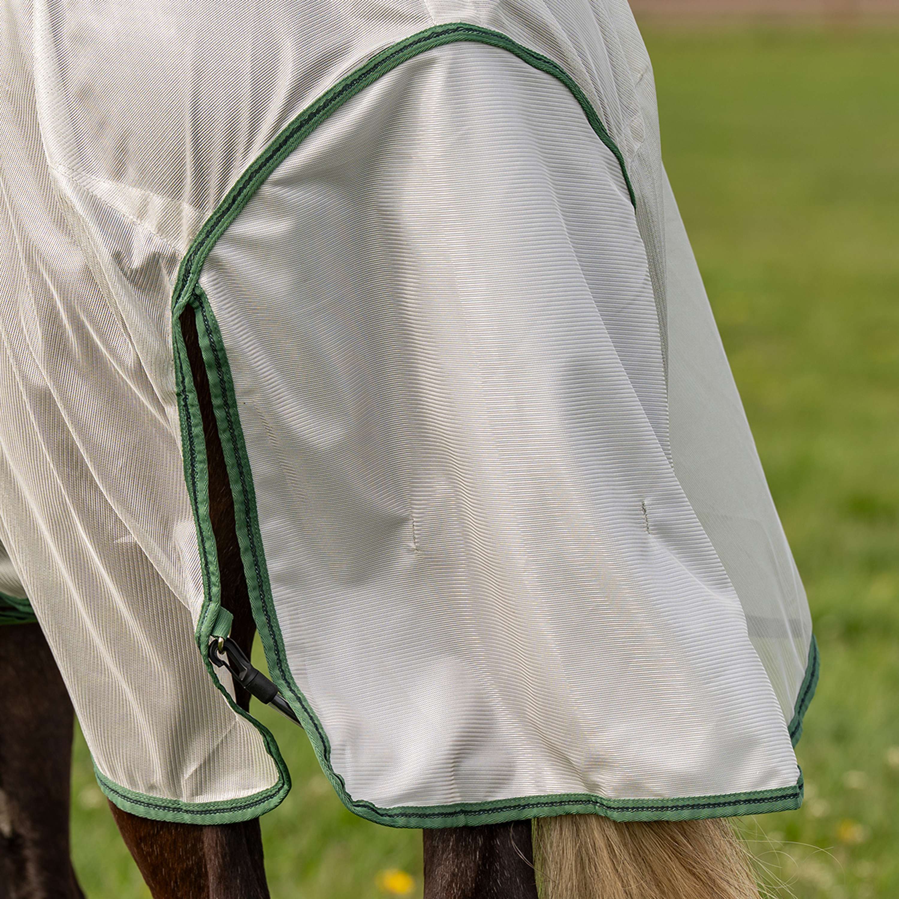 Velder Horsewear Essentials Coperta Antimosche Mesh con collo Argento - Image 9