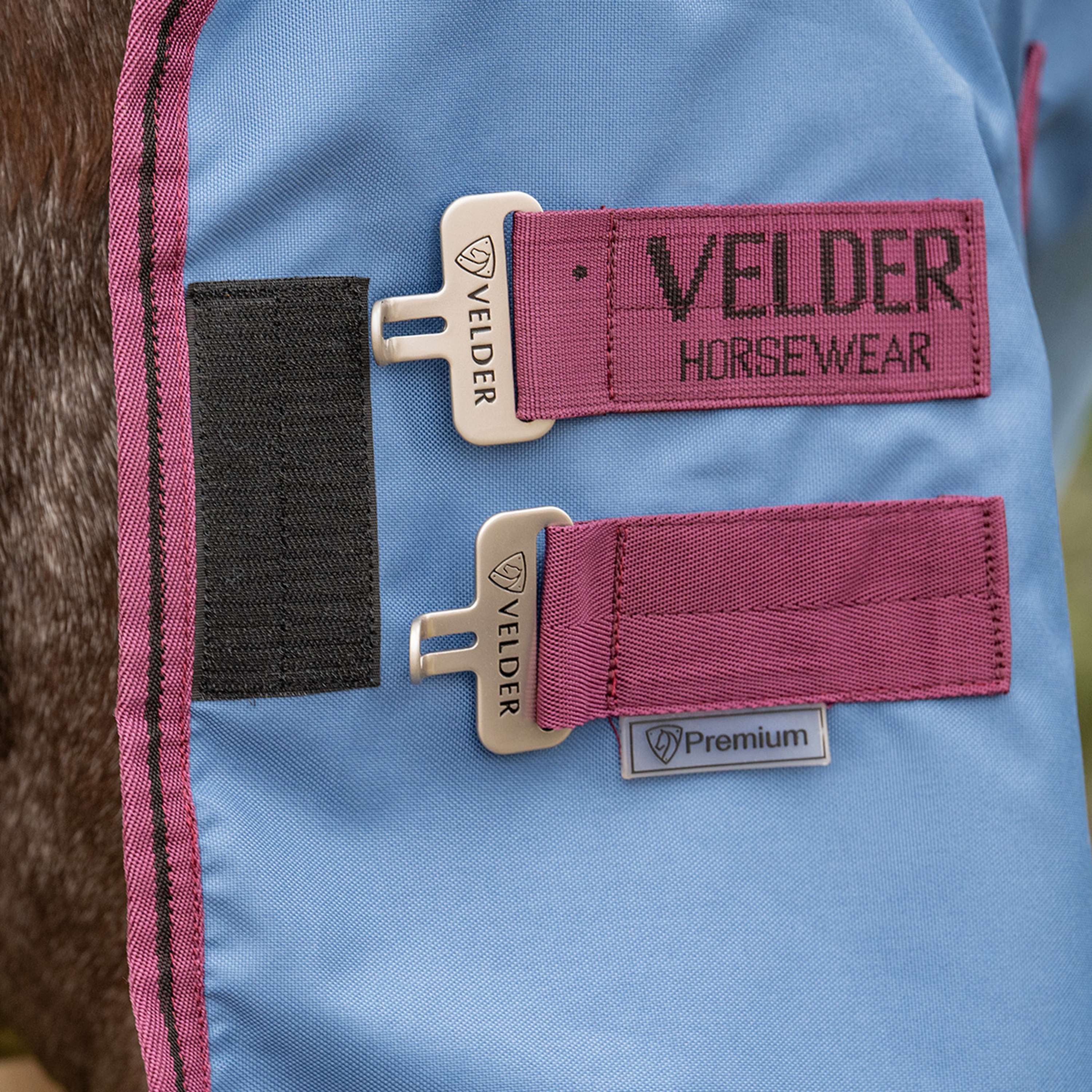 Velder Horsewear Premium Turnout Rug 900D 0g Blu denim - Image 4