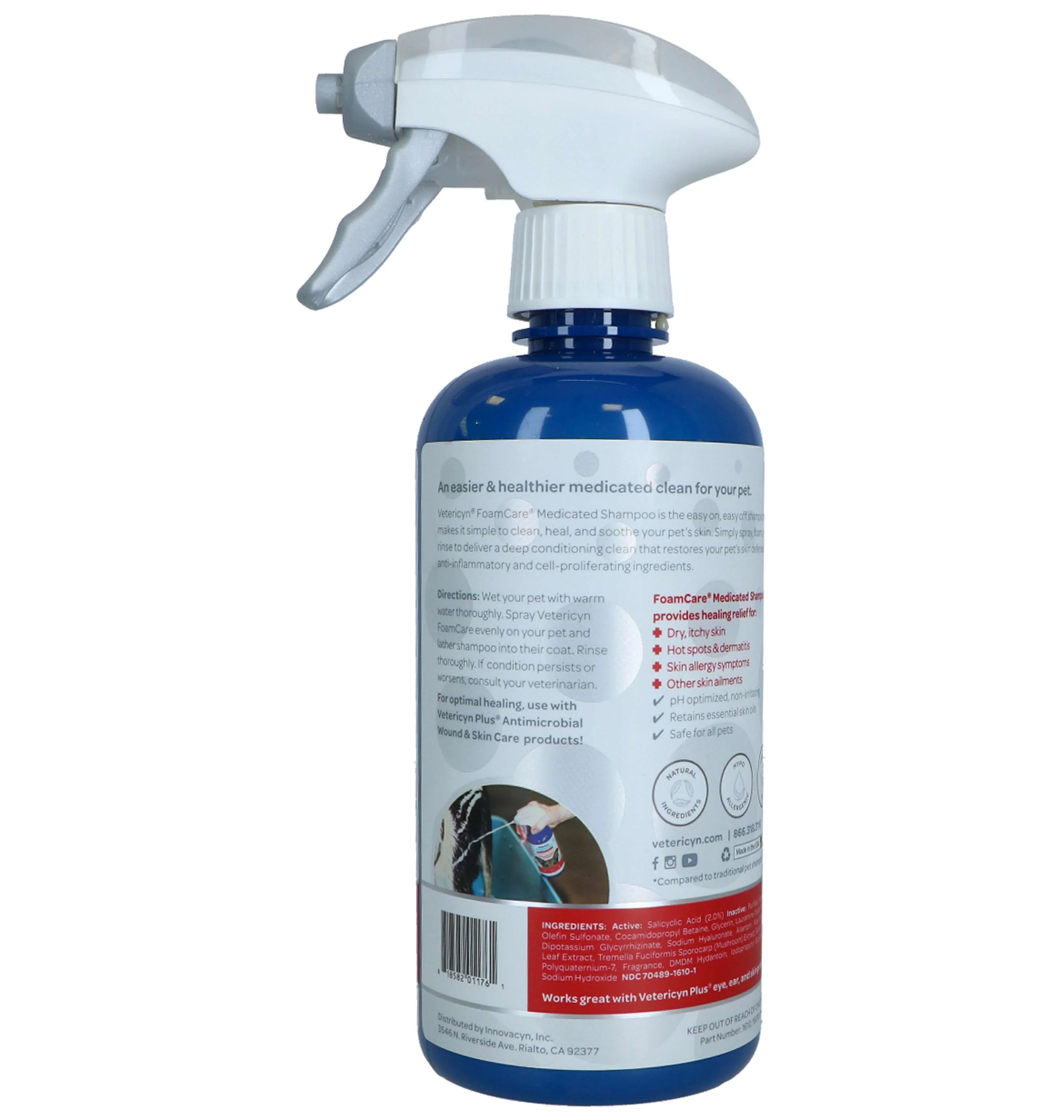 Vetericyn FoamCare Shampoo medicato per animali domestici - Image 2