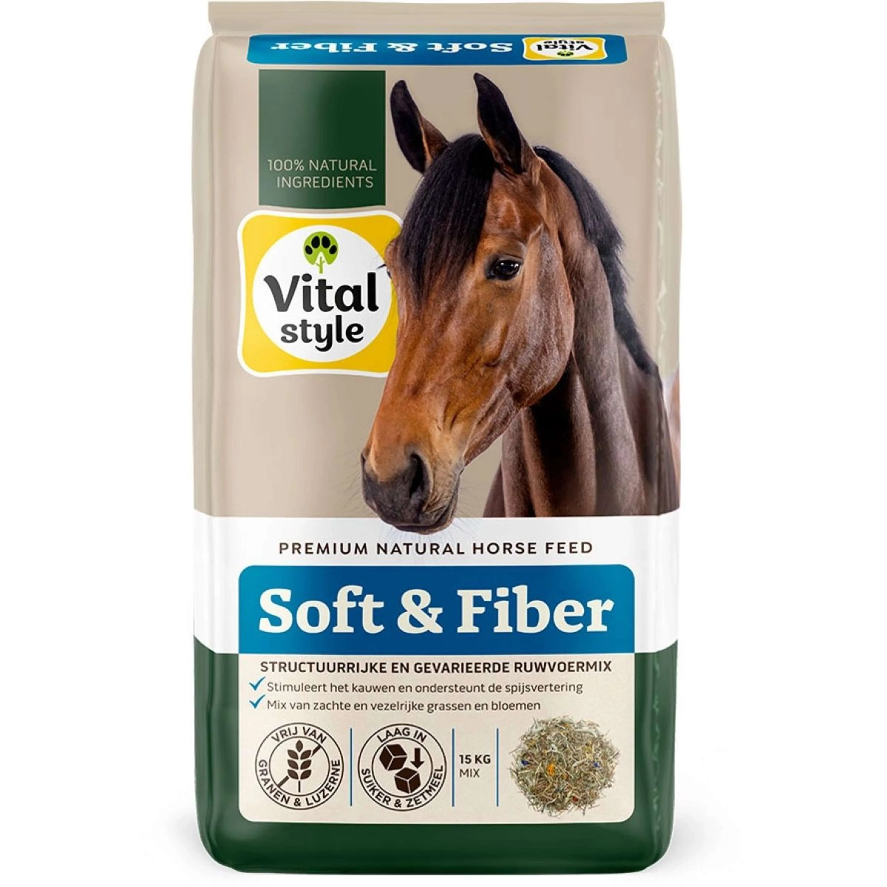 Vitalstyle Miscela di Foraggio Soft & Fiber