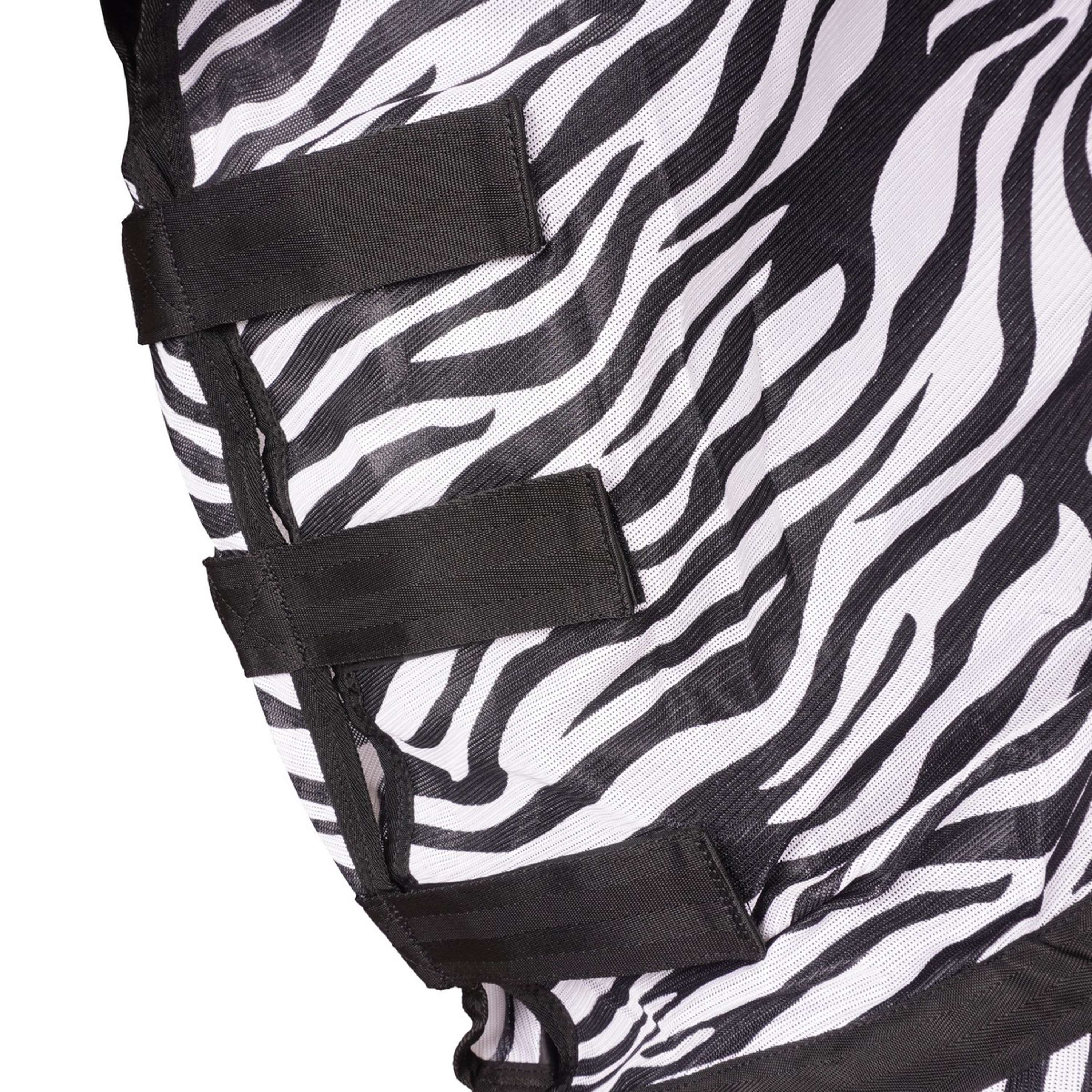 Waldhausen Coperta da equitazione anti-mosche Zebra con Frange Zebra - Image 3