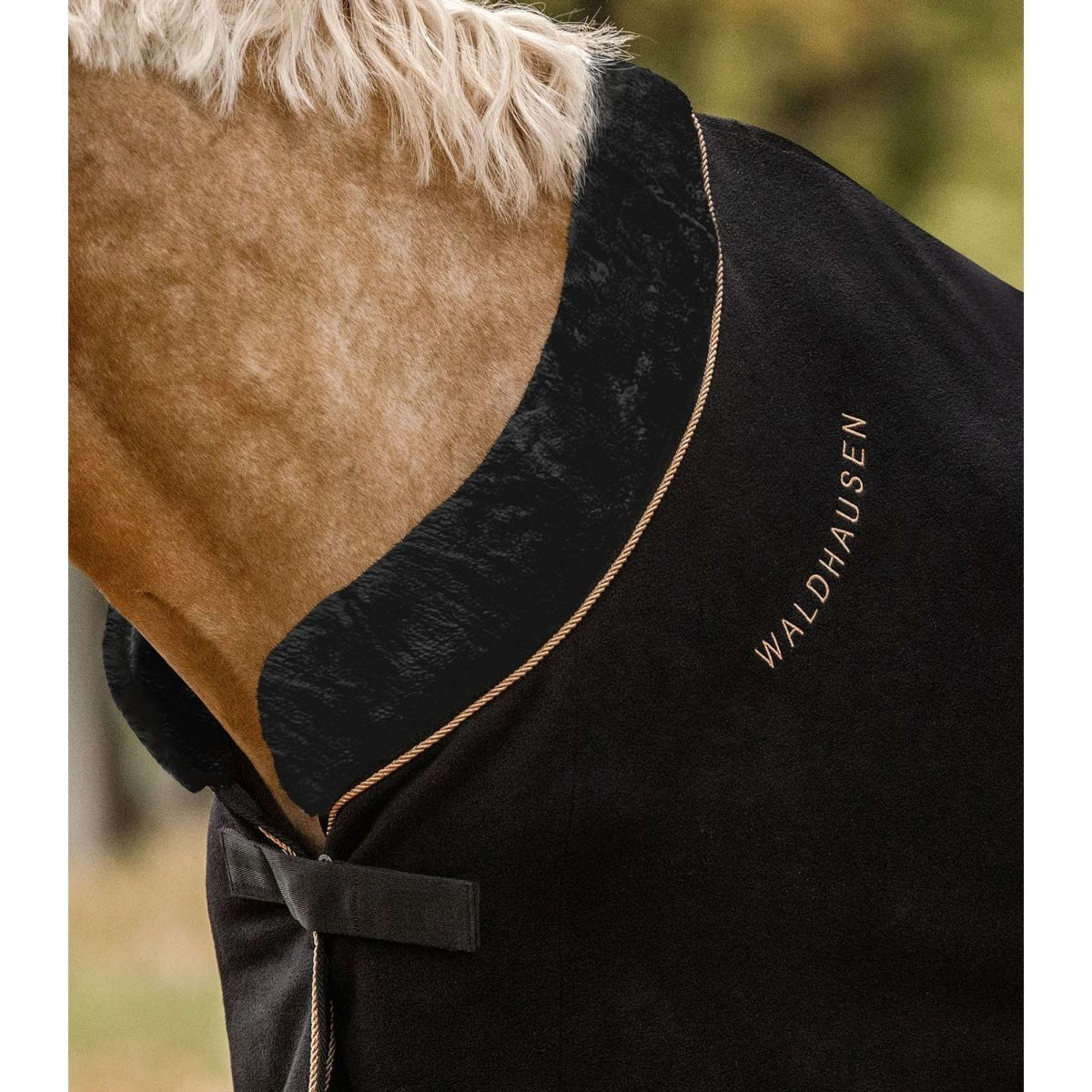 Waldhausen Coperta in Pile Modern Nero/Oro rosa - Image 3