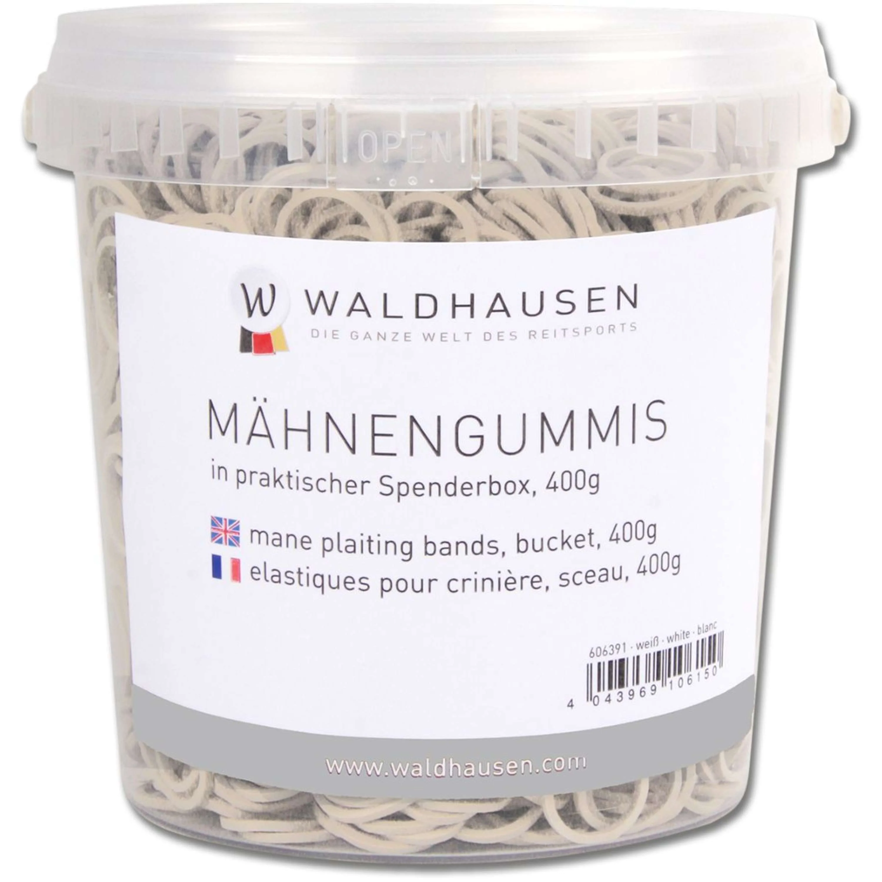 Waldhausen Elastici per Criniere Bianco