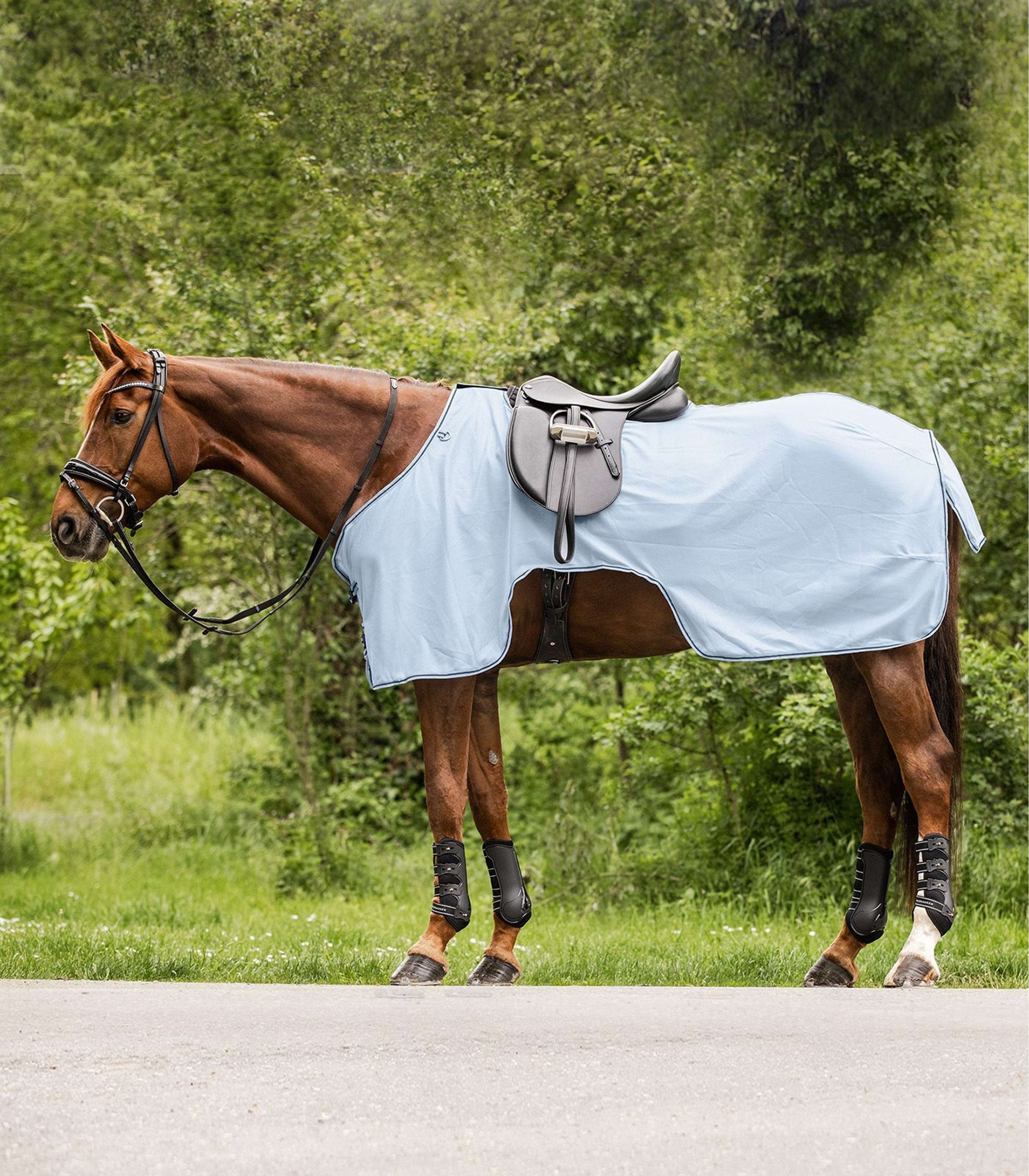 Waldhausen Fliegen-Ausreitdecke Protect Azzurro/Blu notte